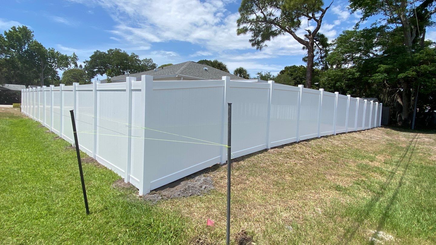 Venice, FL 6ft. Tall White Vinyl Privacy Fence  by Asap fence and gates, LLC