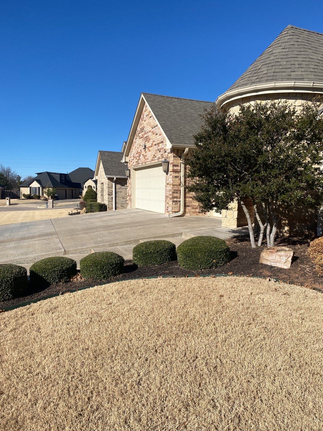 Concrete Slab , Retaining Wall , Fence, and landscape. by Clays Services Inc