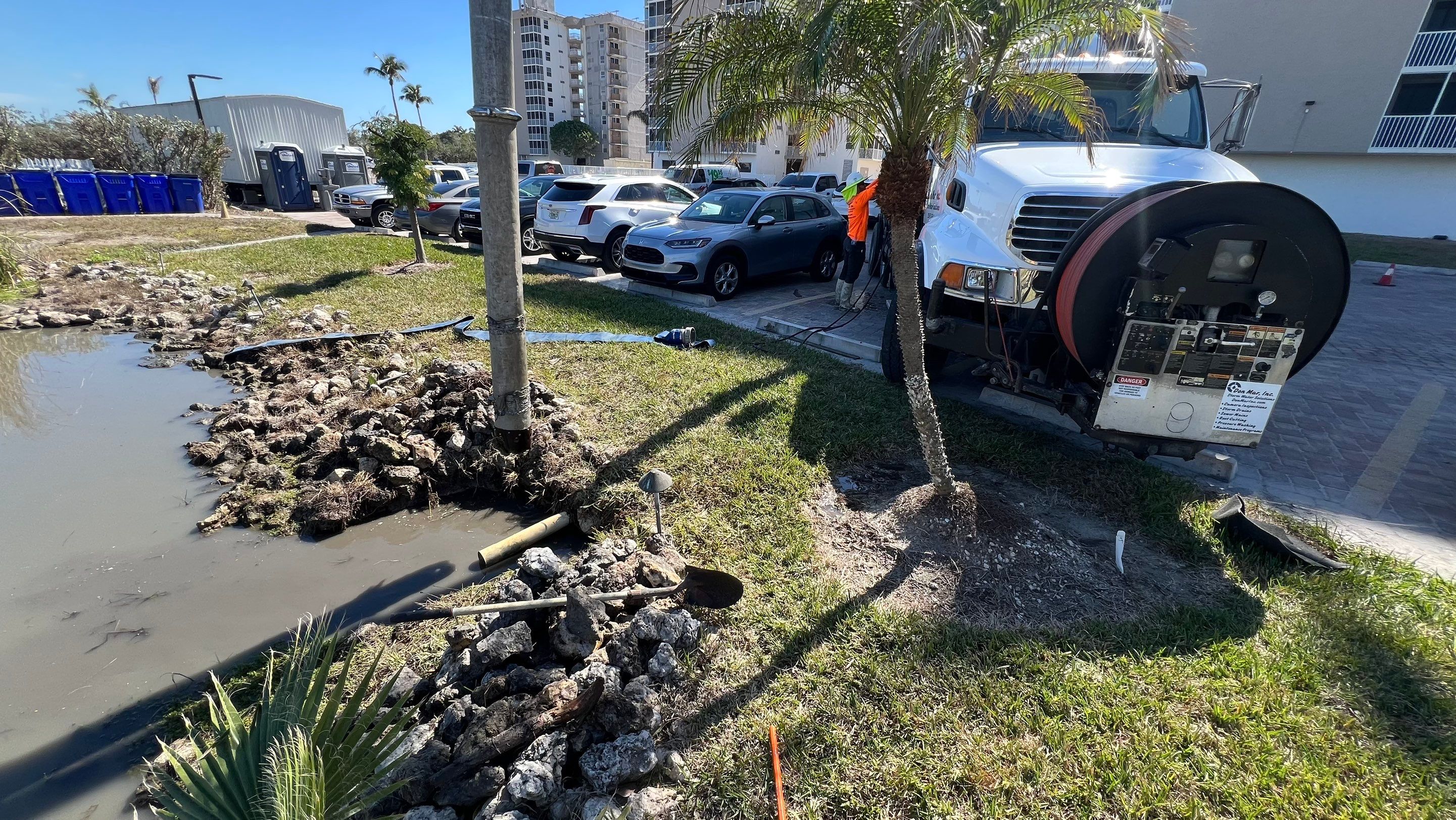 Bonita Springs Condo Stormwater System Maintenance by Don Mar, Inc. Storm Water Solutions
