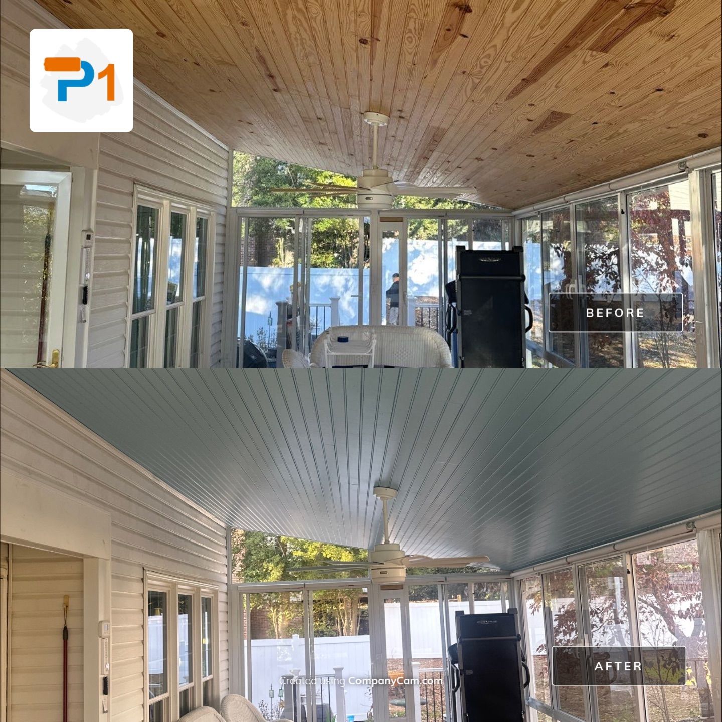Porch Ceiling in Greer by Painter1