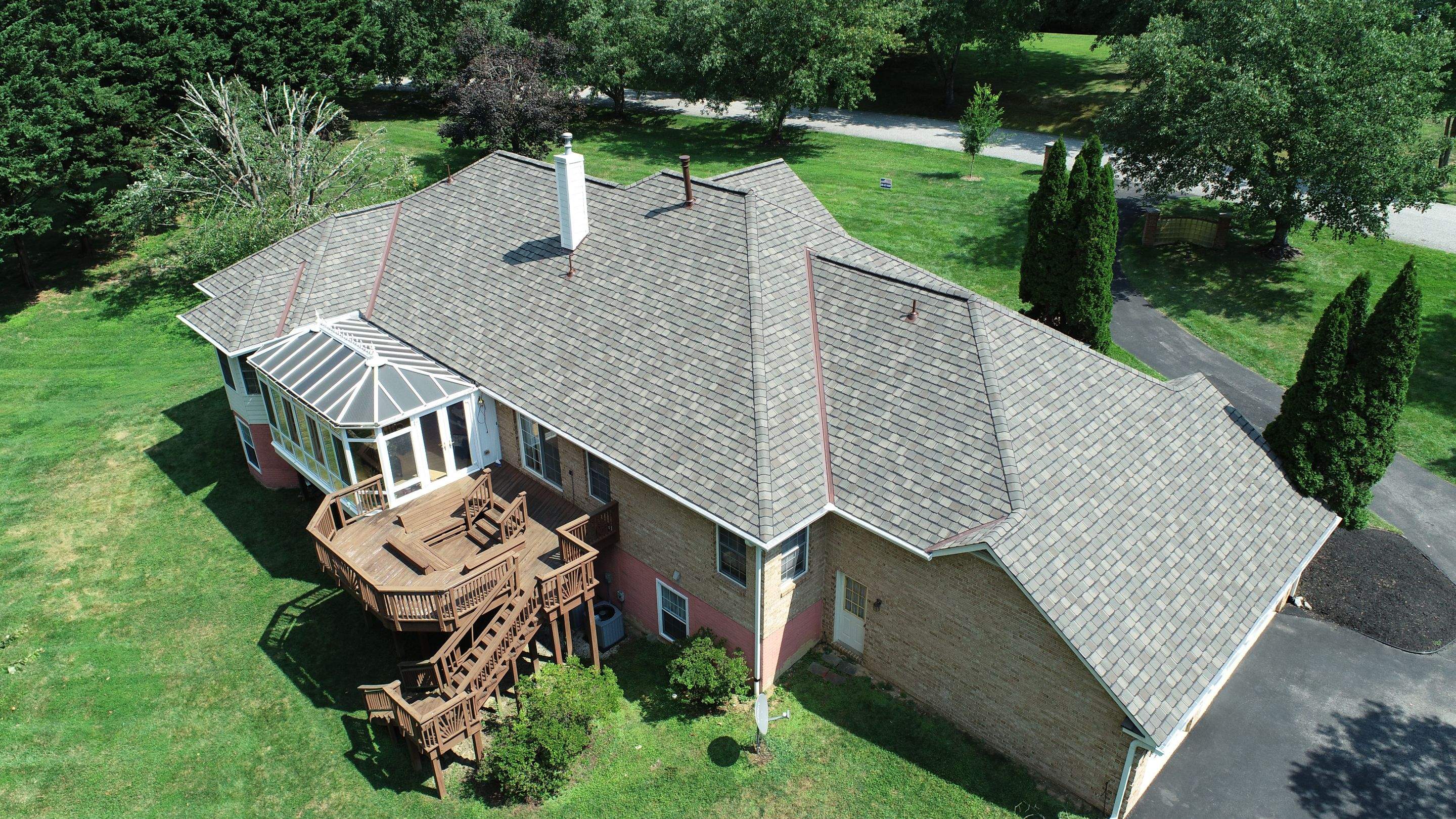 Roof Replacement using Certainteed Grand Manor Shingles by American Home Contractors