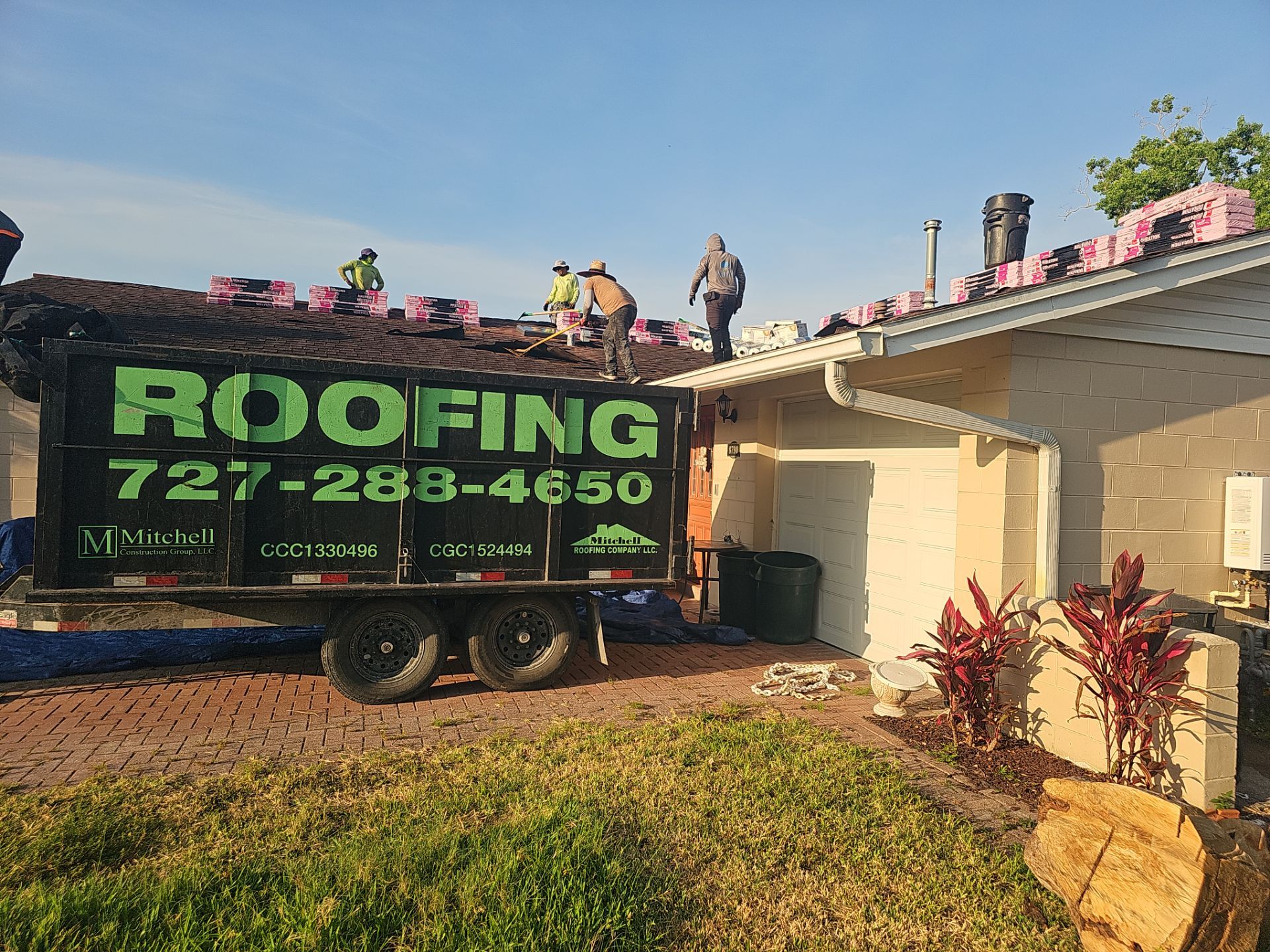 Project in Pinellas Park 33782 by Mitchell Roofing Company LLC 