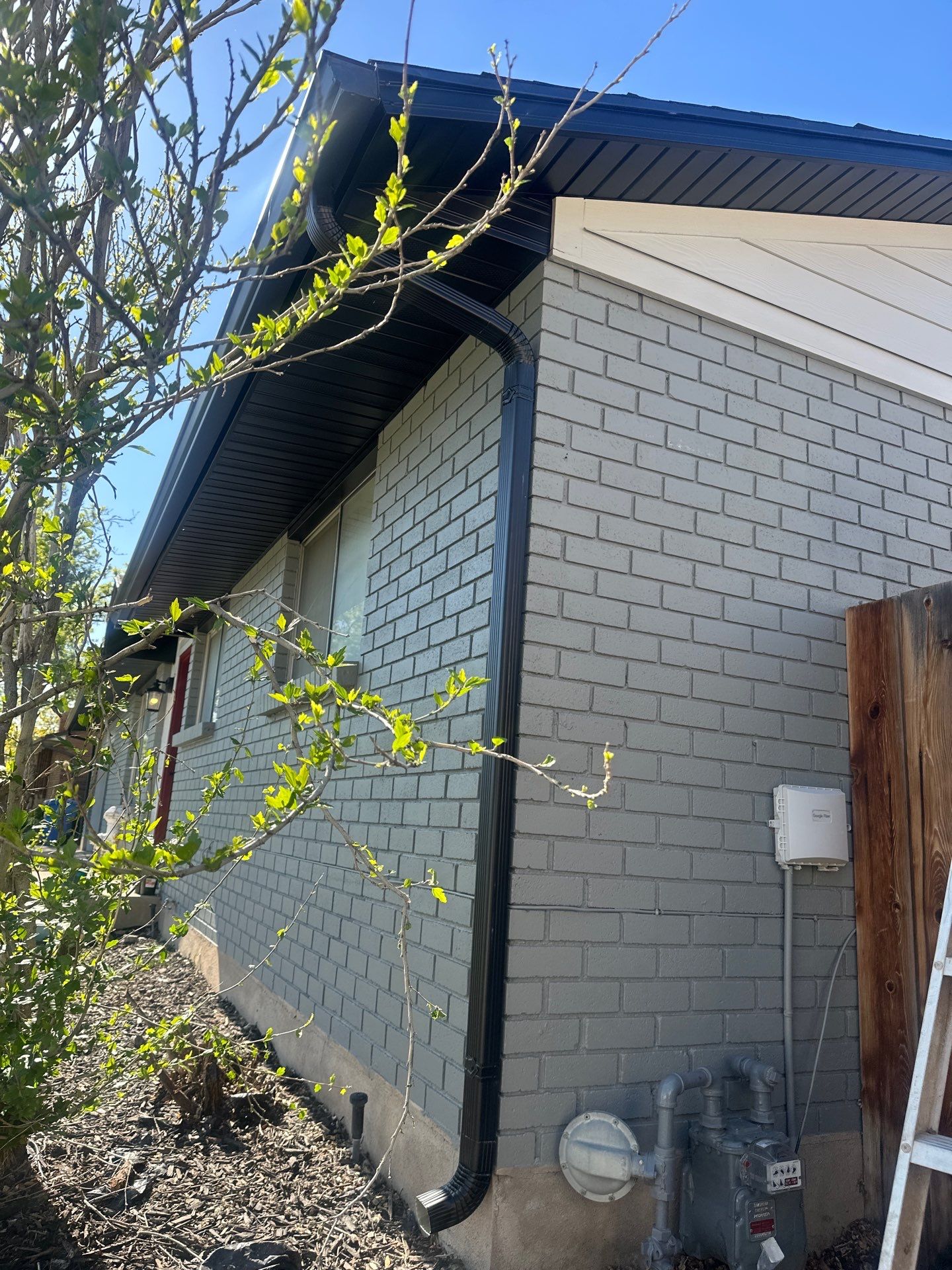Project in Taylorsville by Master Rain Gutters.