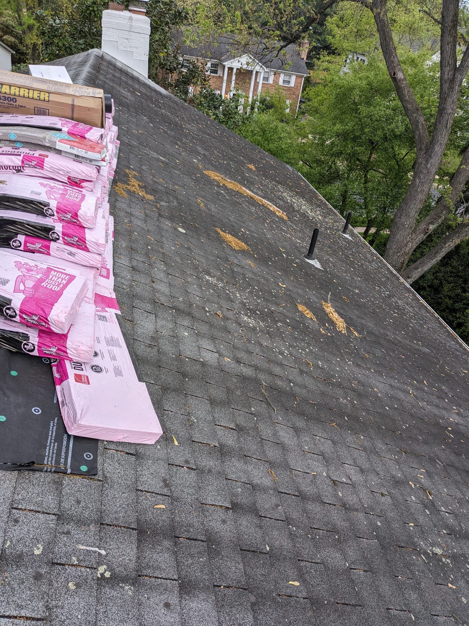 Residential Roof Replacement using Owens Corning TrueDefinition Architectural Shingle by RJC General Construction, LLC.