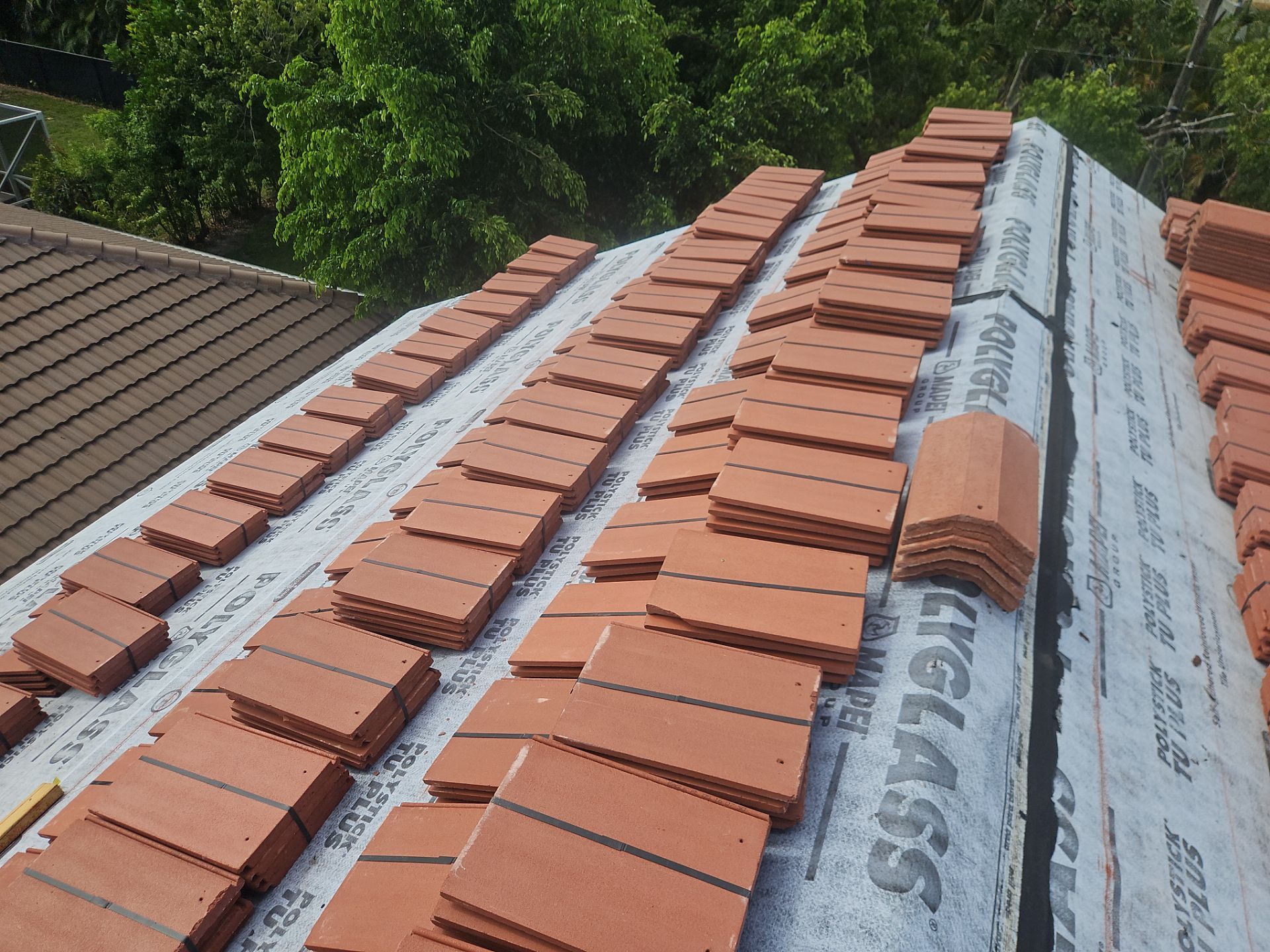 Residential Roofing Installation using Eagle Roofing Tile by BLUES BROTHERS ROOFING
