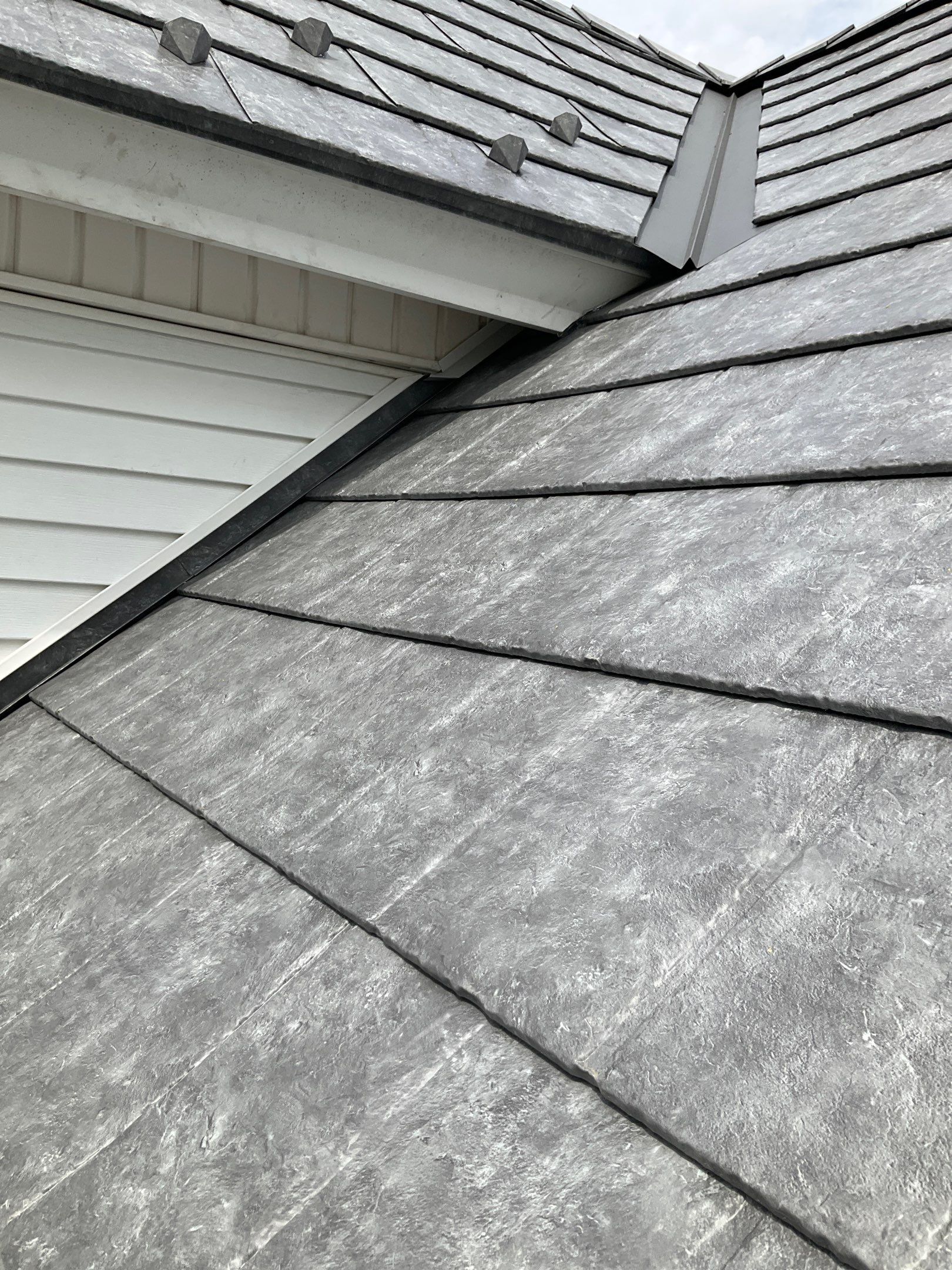 Ironstone Metal Slate Installation by Esh Builders