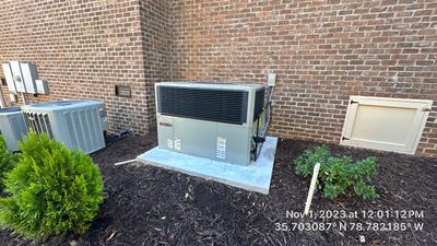 Trane Gas Package Unit Install