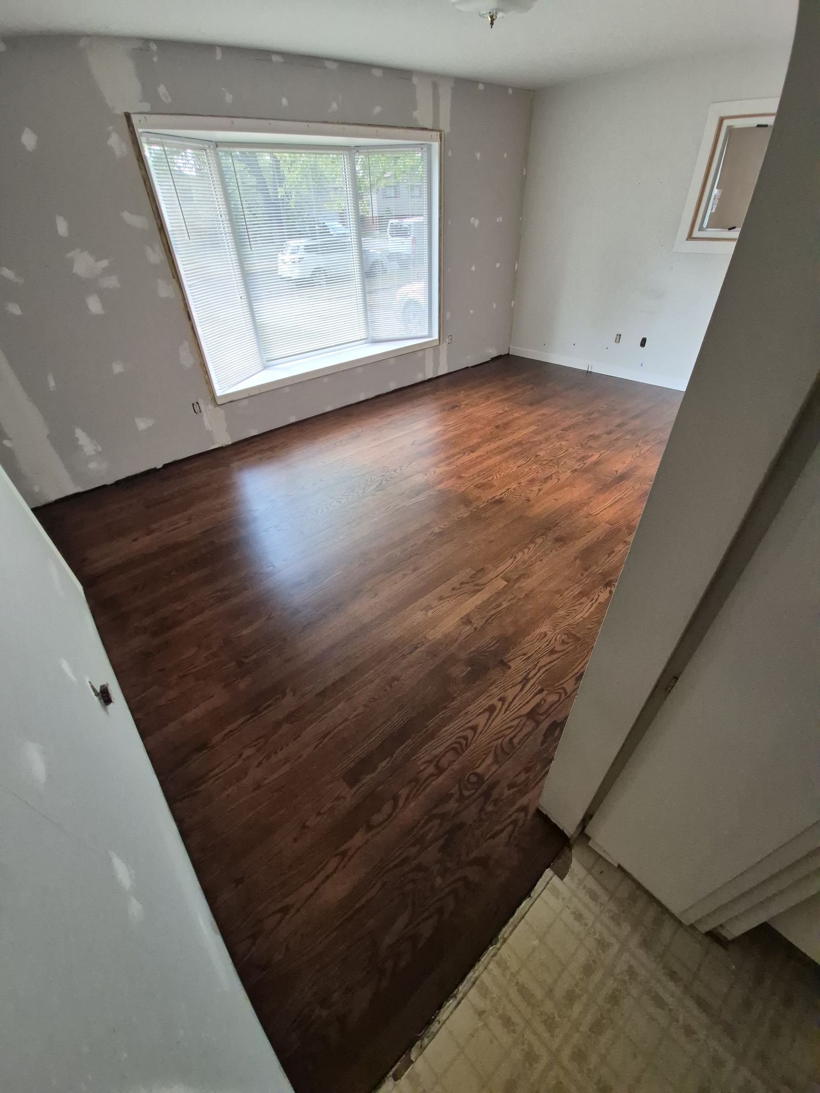 Ypsilanti red oak restoration  by Ann Arbor Hardwoods 