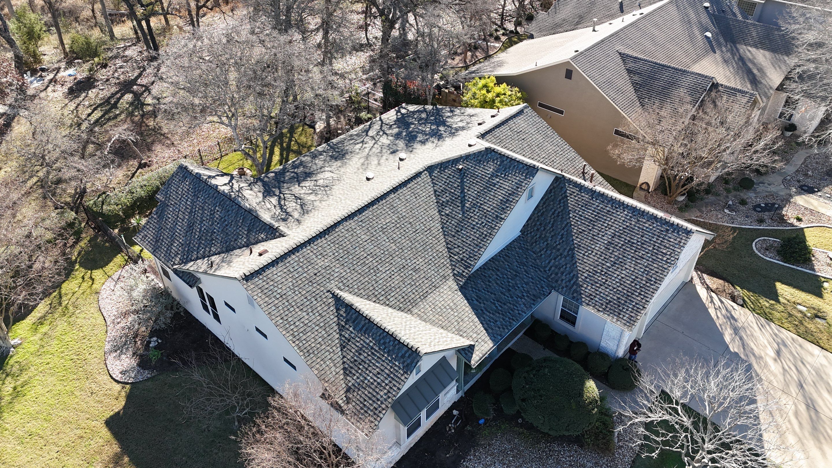 Residential Roof Replacement using GAF - HDZ - Cedar Falls by Action Exteriors Austin