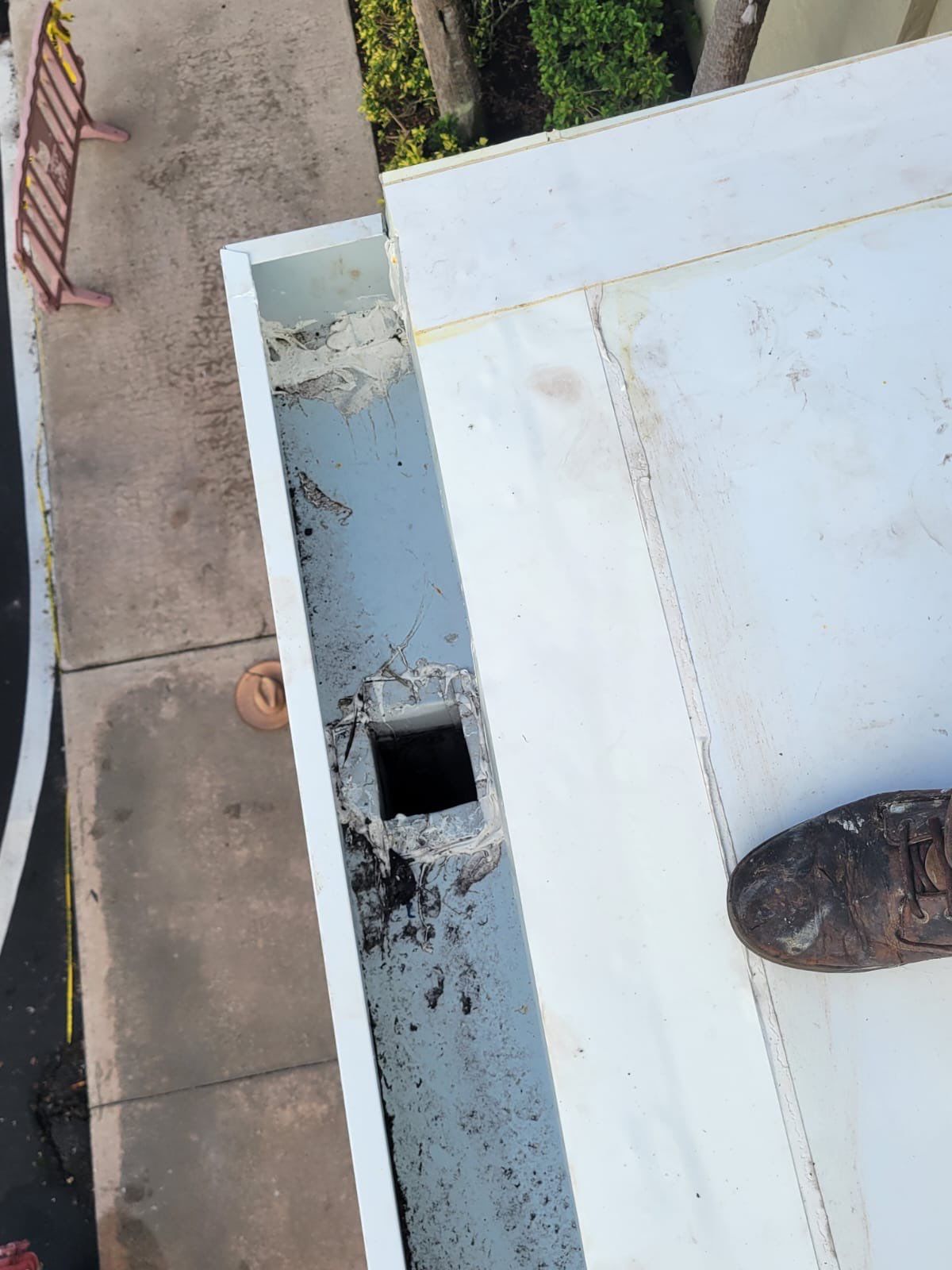 Emergency Repair on School from Storm Damage by Four Peaks Roofing