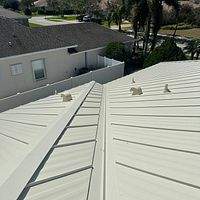 24ga 1" Nail-Strip Almond  by Total Roofing System The Metal Roof Experts