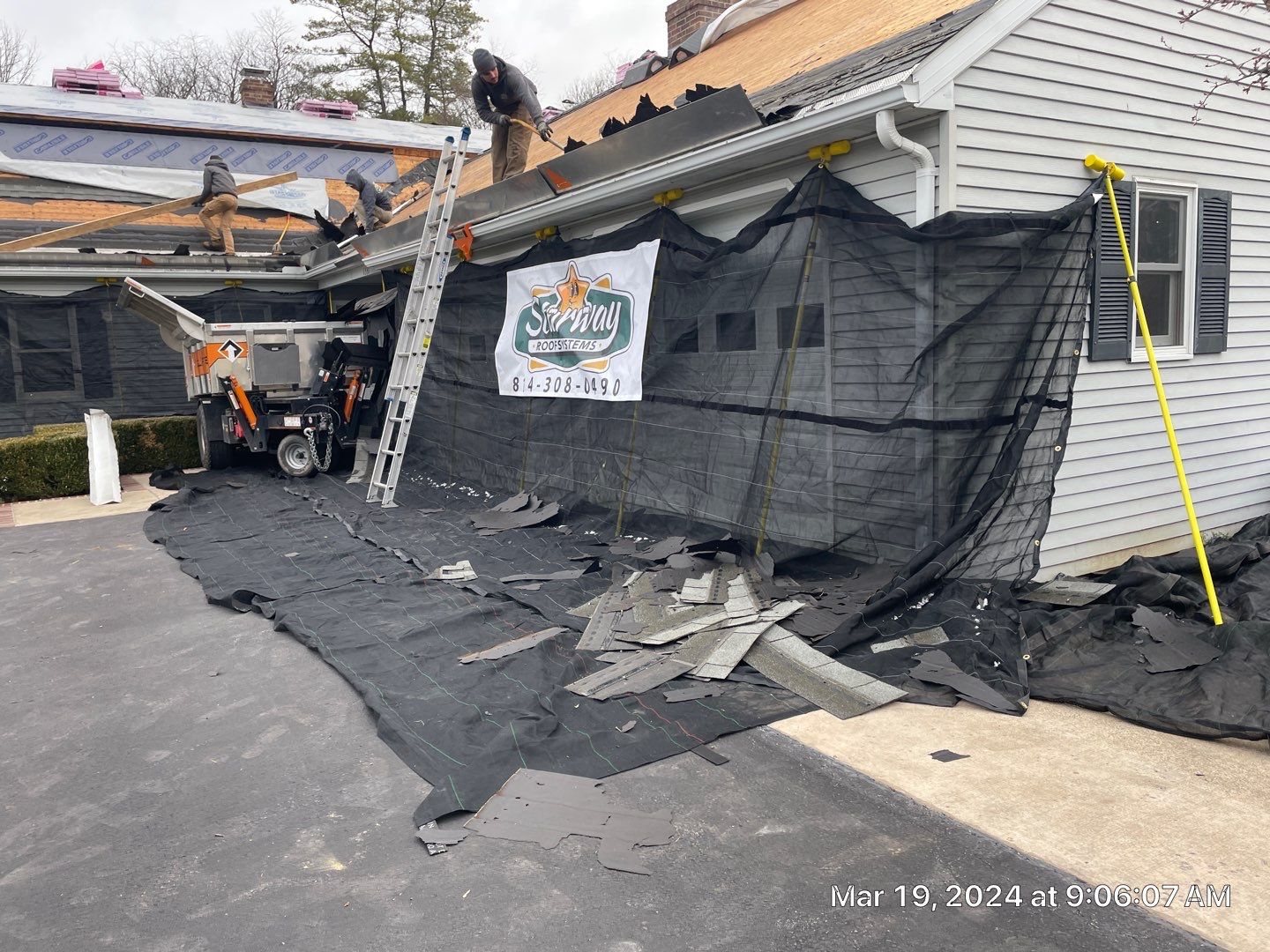Reroof in Bellefonte, PA by Starway Roof Systems