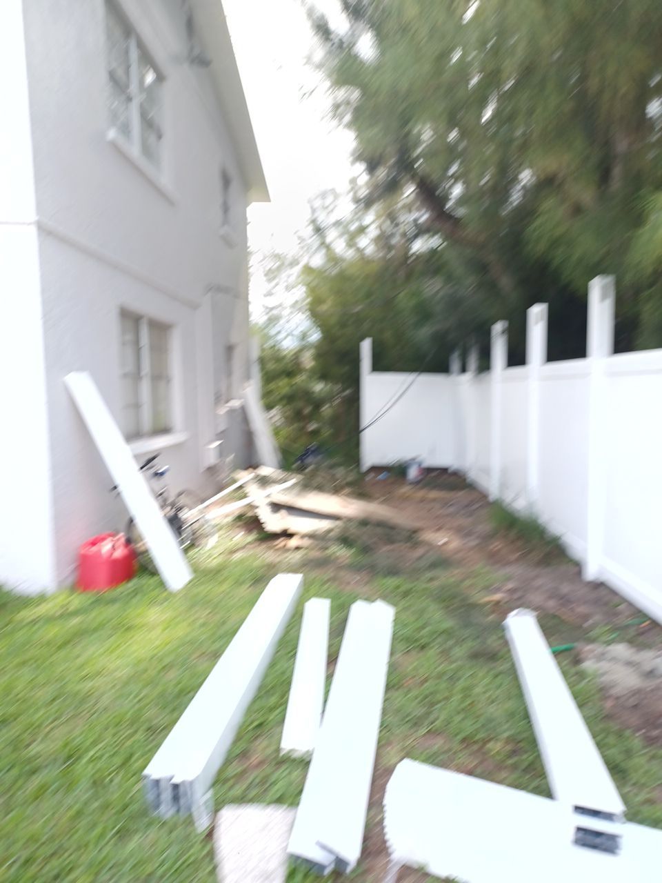 Bradenton, FL 6+2 White Vinyl Privacy Fence  by Asap fence and gates, LLC