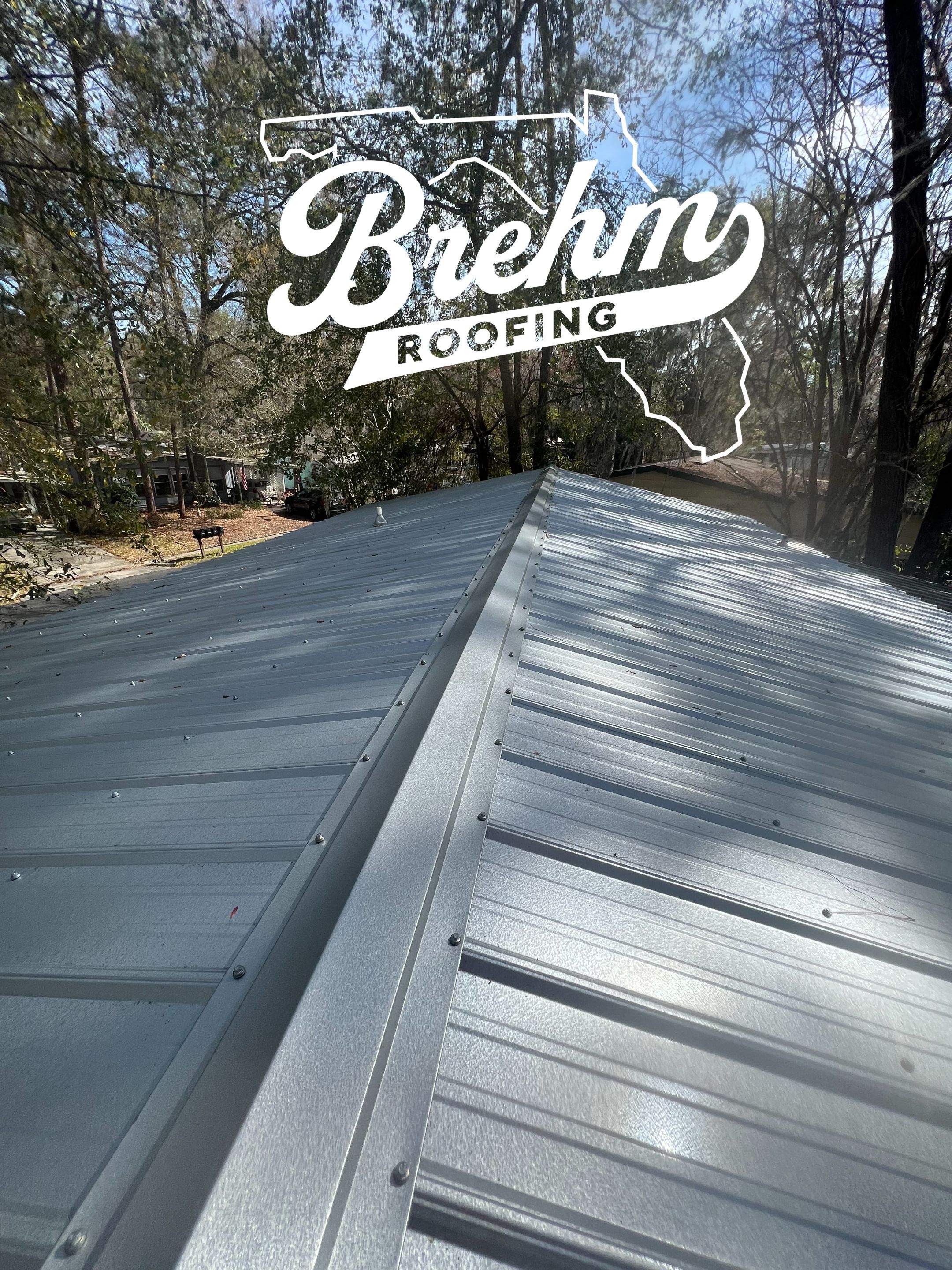 Metal Reroof in Gainesville, Florida by Brehm Roofing