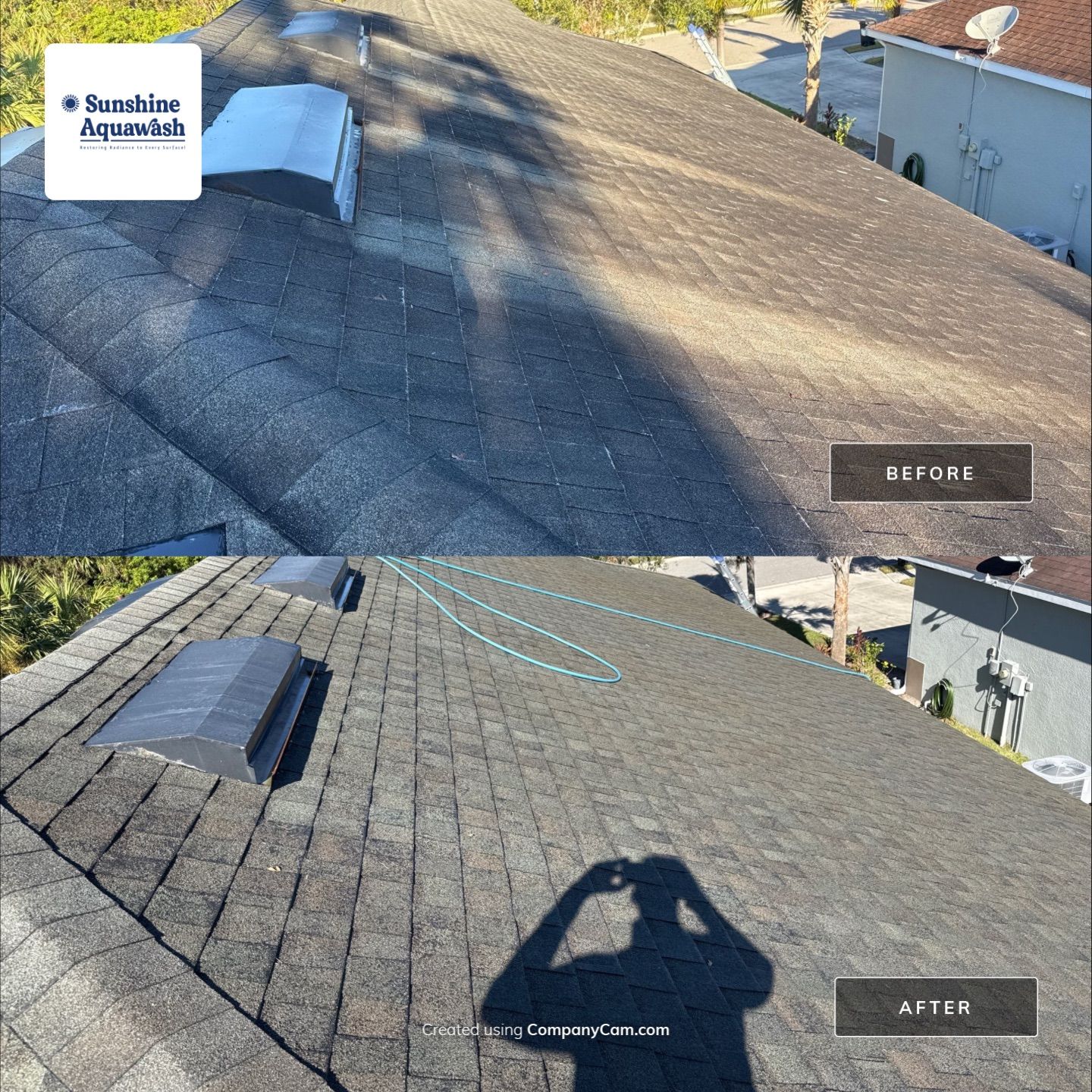 Asphalt Shingle Roof & Fascia Cleaning in Old Mill Preserve, Palmetto, FL | Sunshine AquaWash by Sunshine AquaWash
