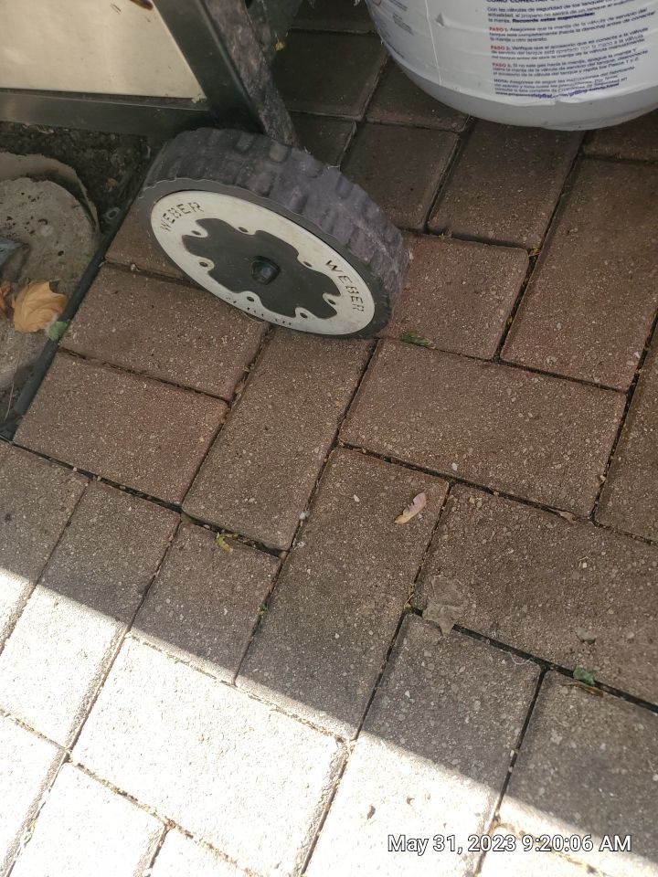 Brick paver clean, sand and seal. using Surebond SB-1300 by Northern Power Washing LLC.