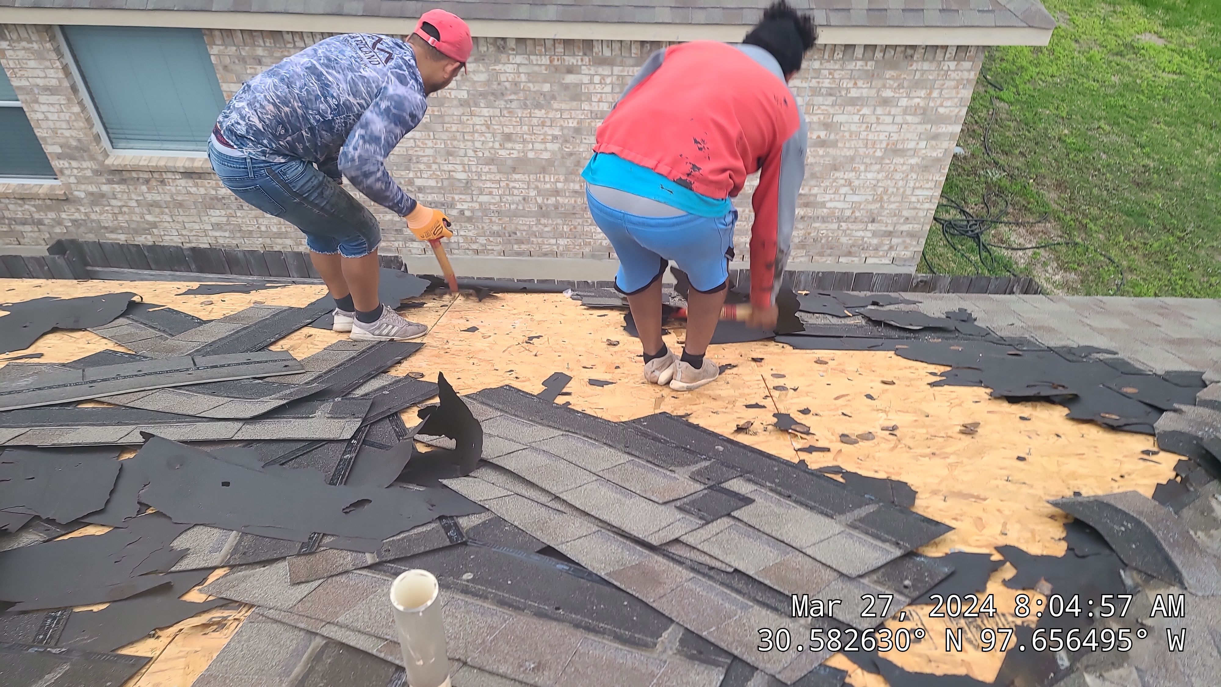 Complete Roofing Replacement and Hail Damage Restoration in Round Rock by Caliber Restoration LLC