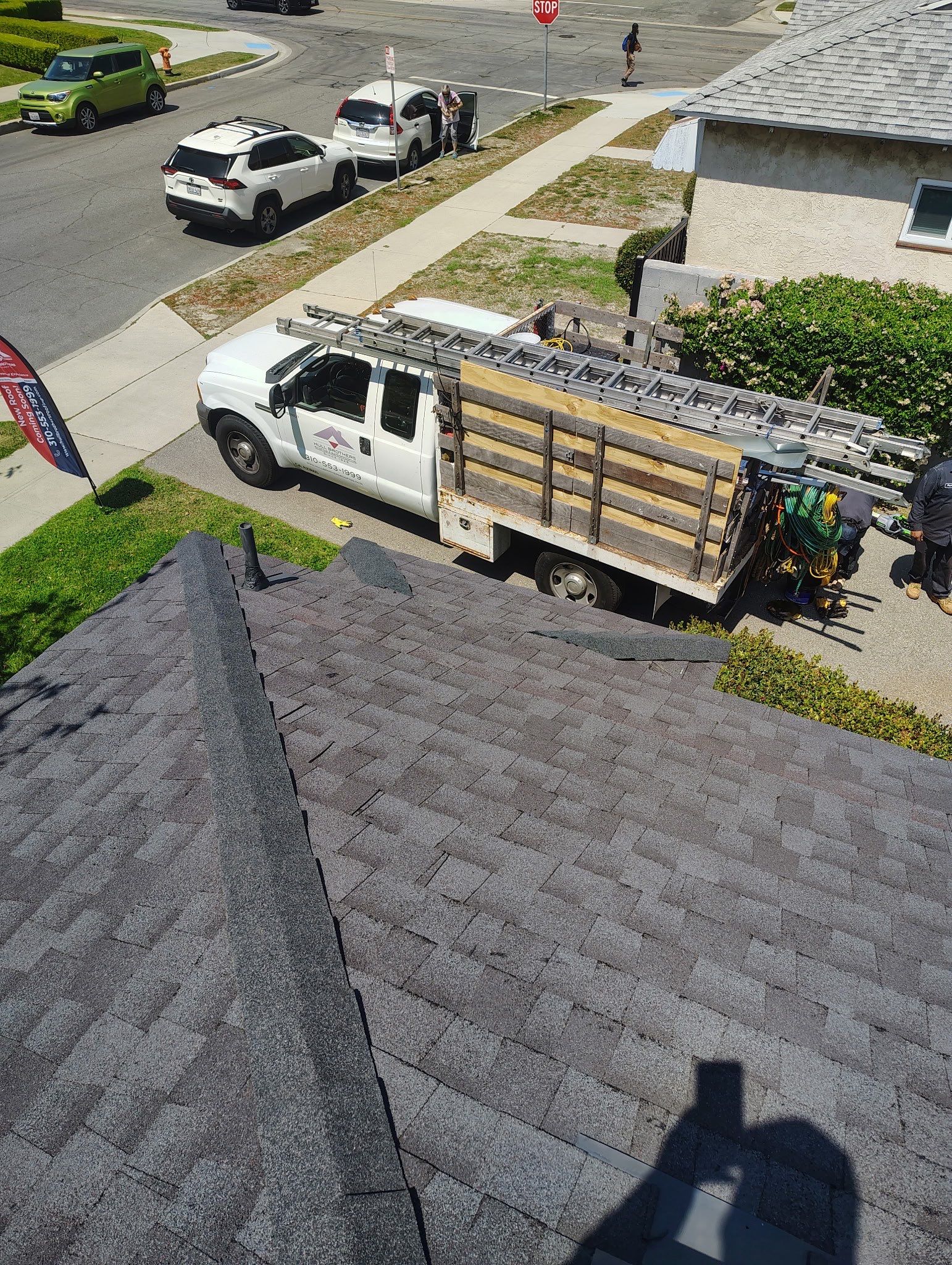 Residential Roofing Installation using Owens Corning Duration Cool Shingles by Hull Brothers Roofing