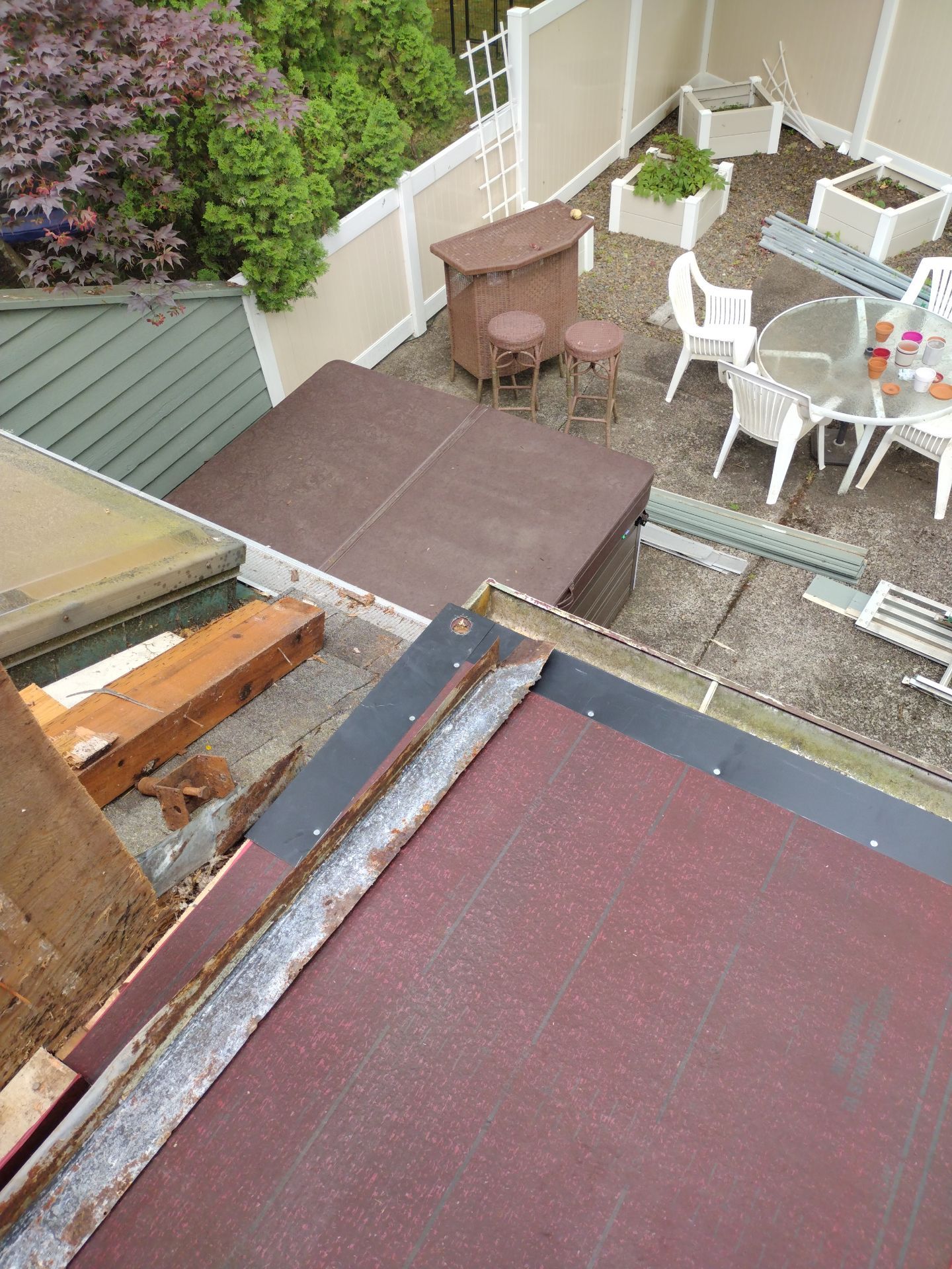 Residential Deck Replacement  using Certainteed Flintlastic SA Cap by Orezona Building & Roofing Company, Inc.