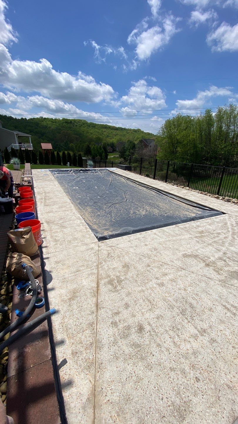 Pool Deck Project in Venetia by Floors in a Day, Inc