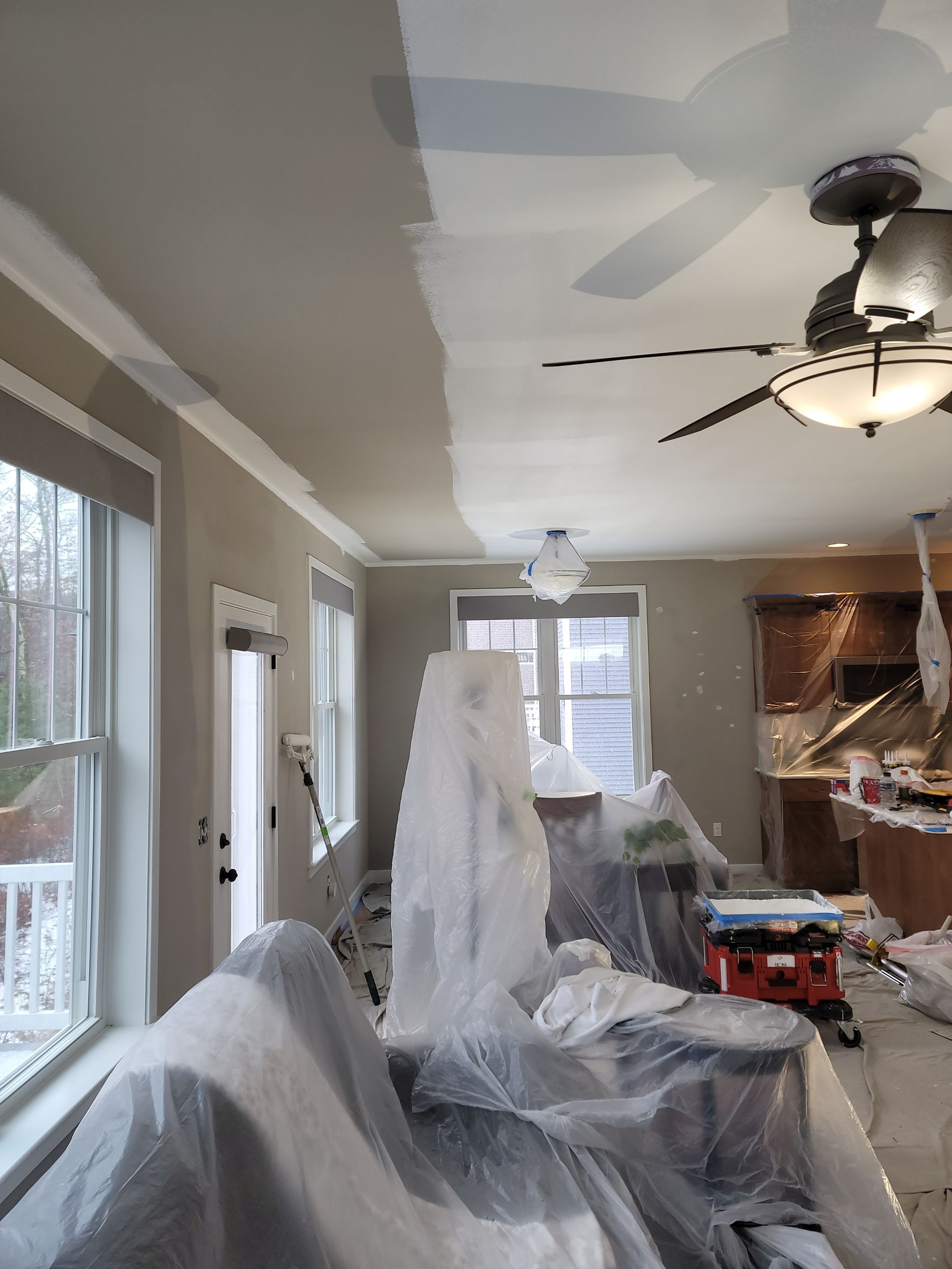 Interior Painting using Benjamin Moore Regal Select by The Persnickety Painters