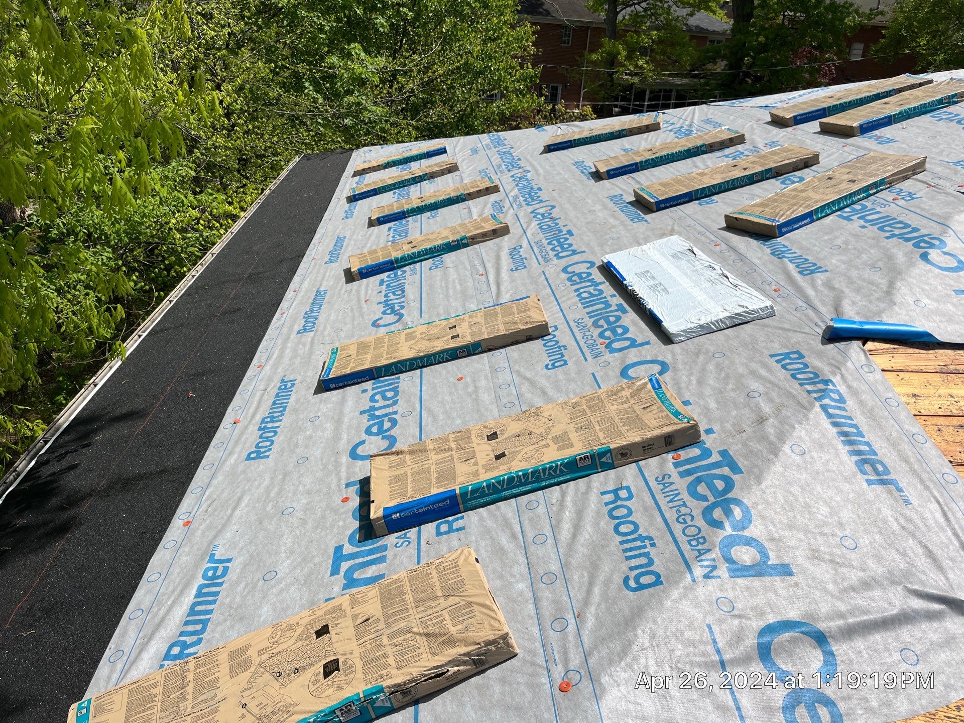 Residential Roofing Installation using Certainteed Landmark Pro Shingles by Fahey Roofing + Contracting