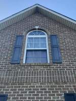 Shutters using Mid America Raised Panel by ExteriorPros