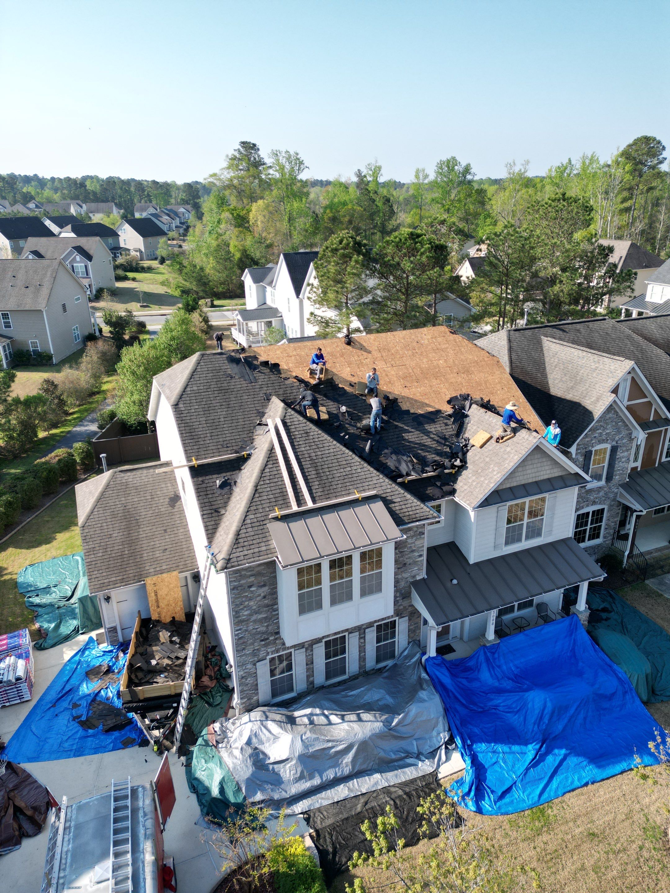 Roof Replacement - GAF Timberline HDZ Pewter Gray  by Pro Performance Roofing