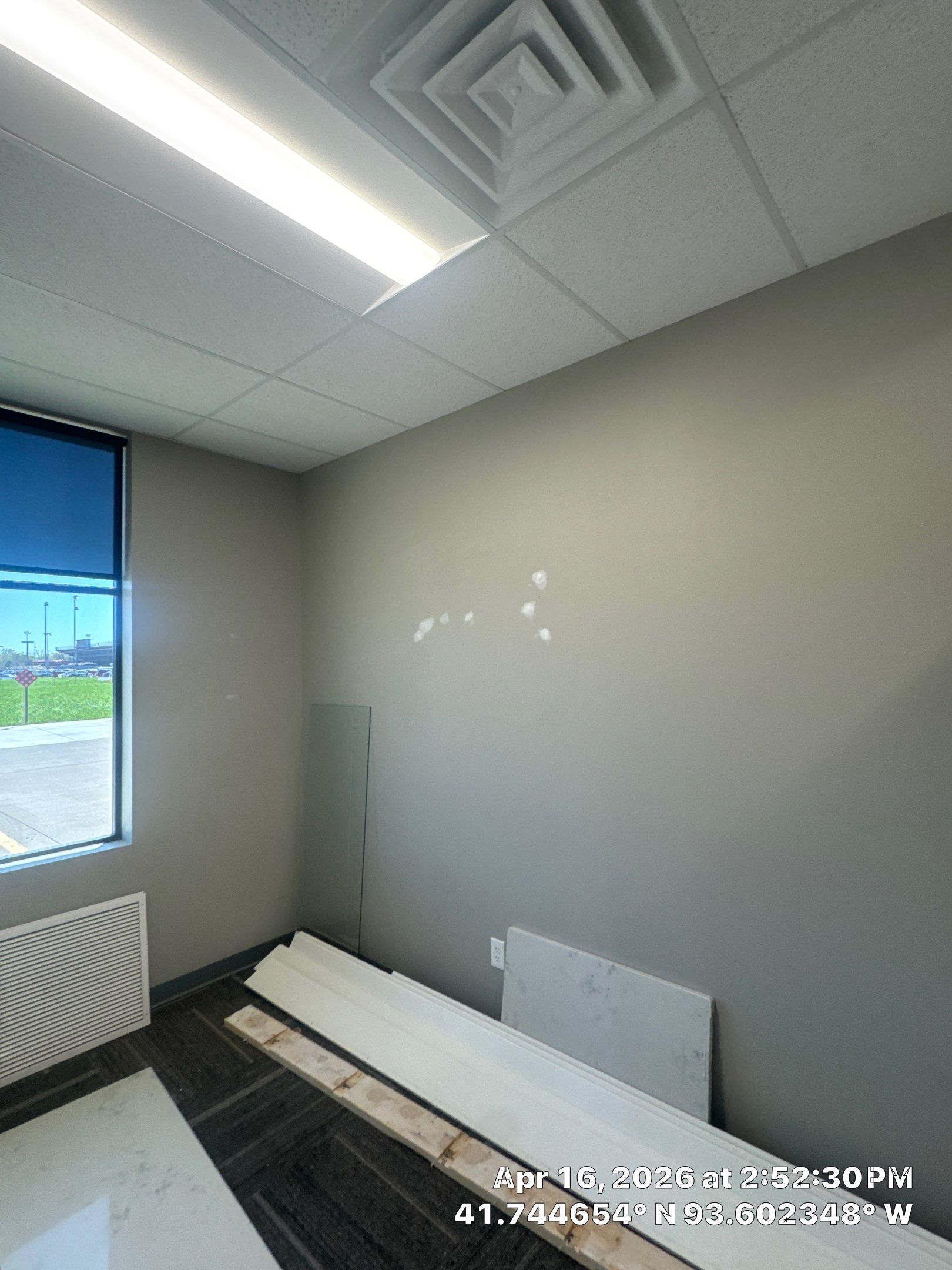 Commercial Interior Touchup after drywall work completed by Midwest Paint LLC
