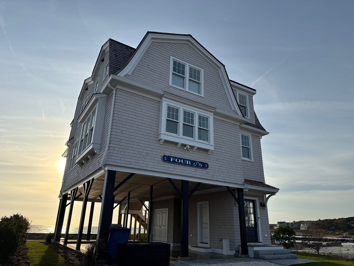 Gutter Installation using 6" K-Style Aluminum Gutter in Falmouth, MA by Gutter Pro Enterprises