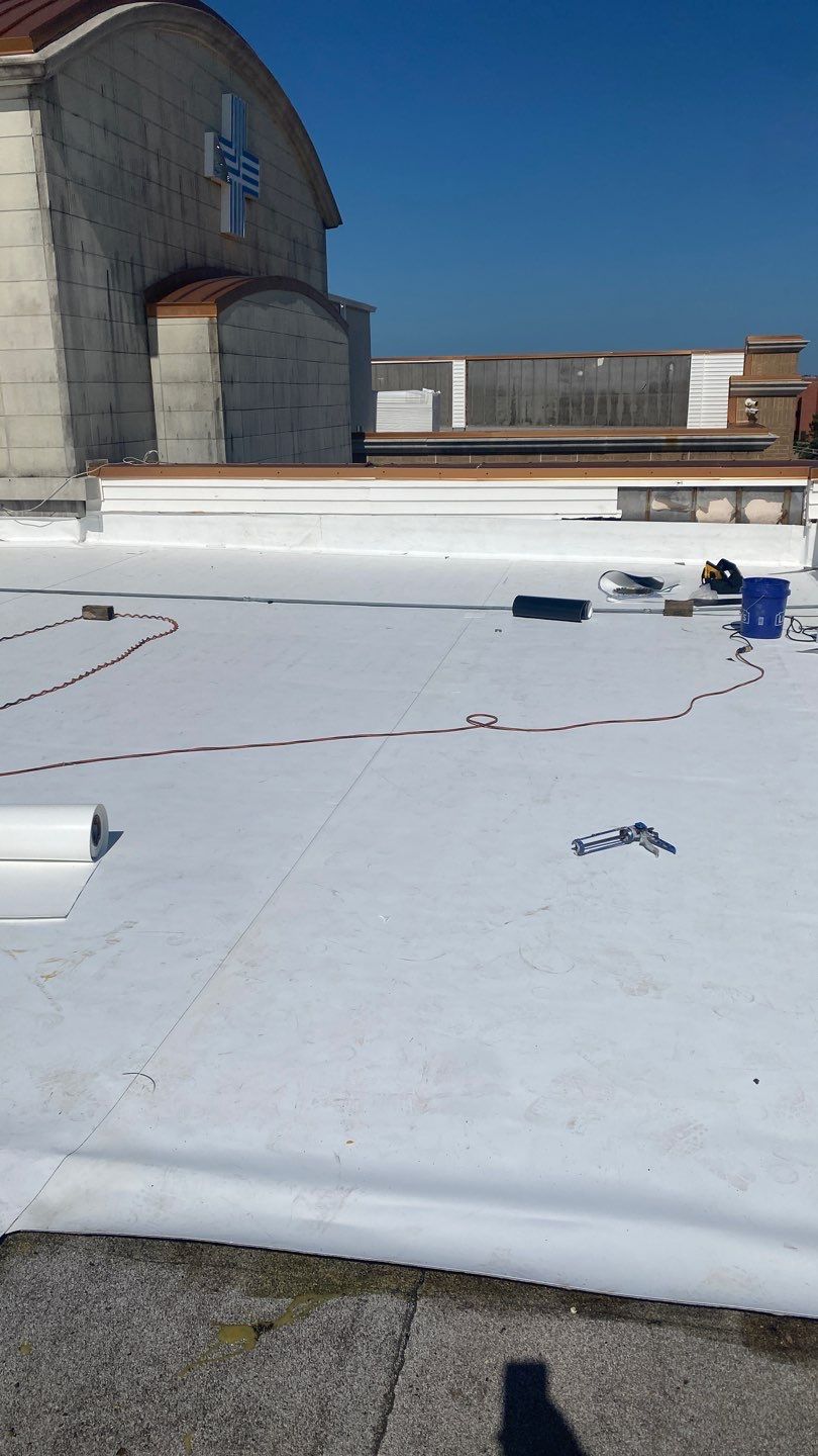 TPO Project in McAlester by Decor Roofing & Restoration