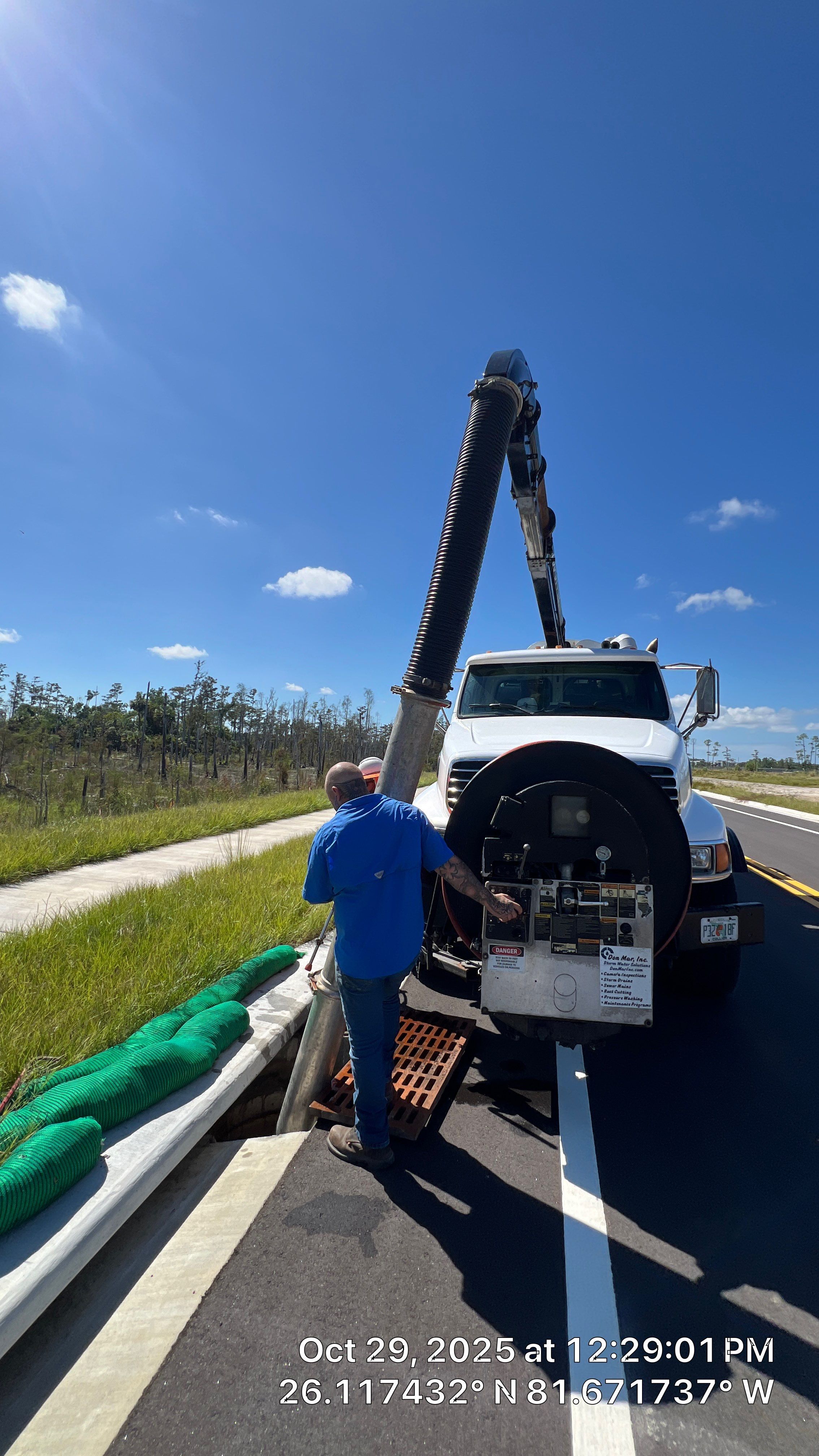 New Construction Road off Rattlesnake in Naples by Don Mar, Inc. Storm Water Solutions