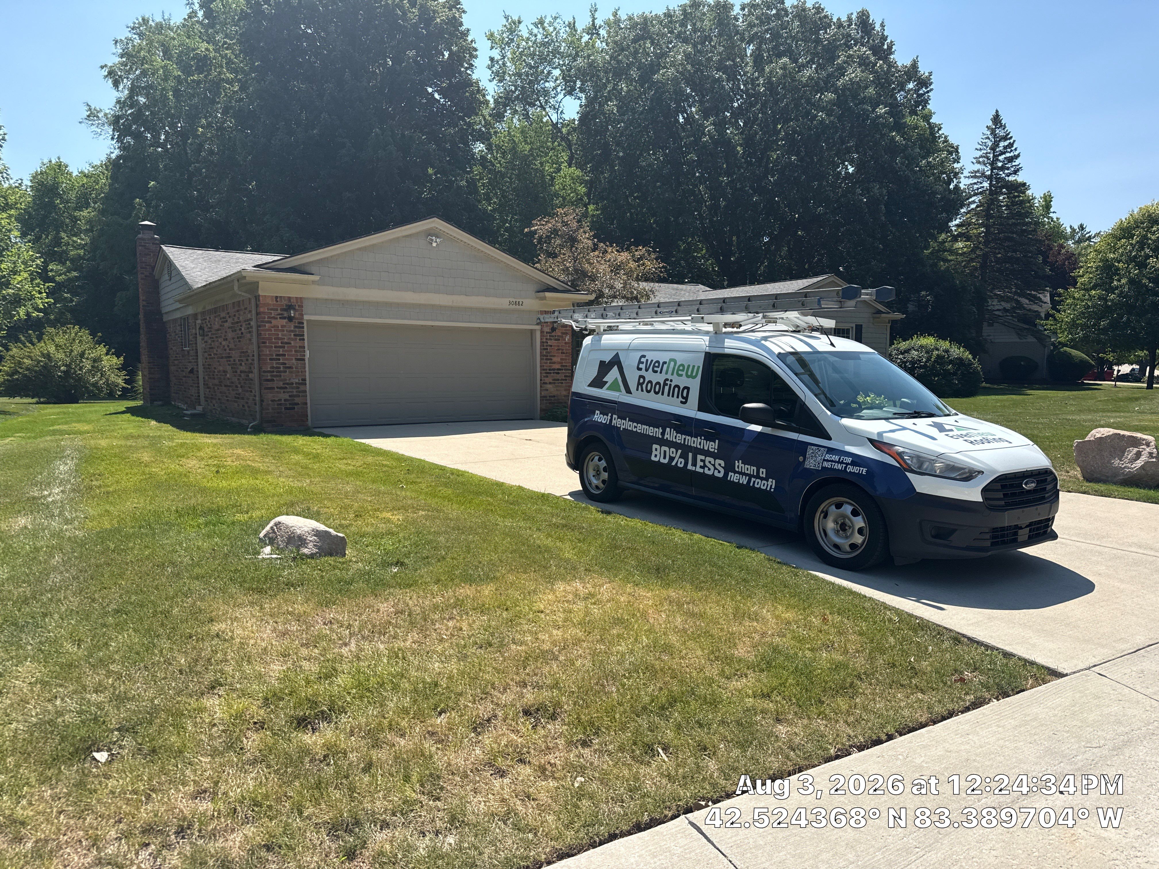Roof Rejuvenation in Farmington Hills by EverNew Roofing 
