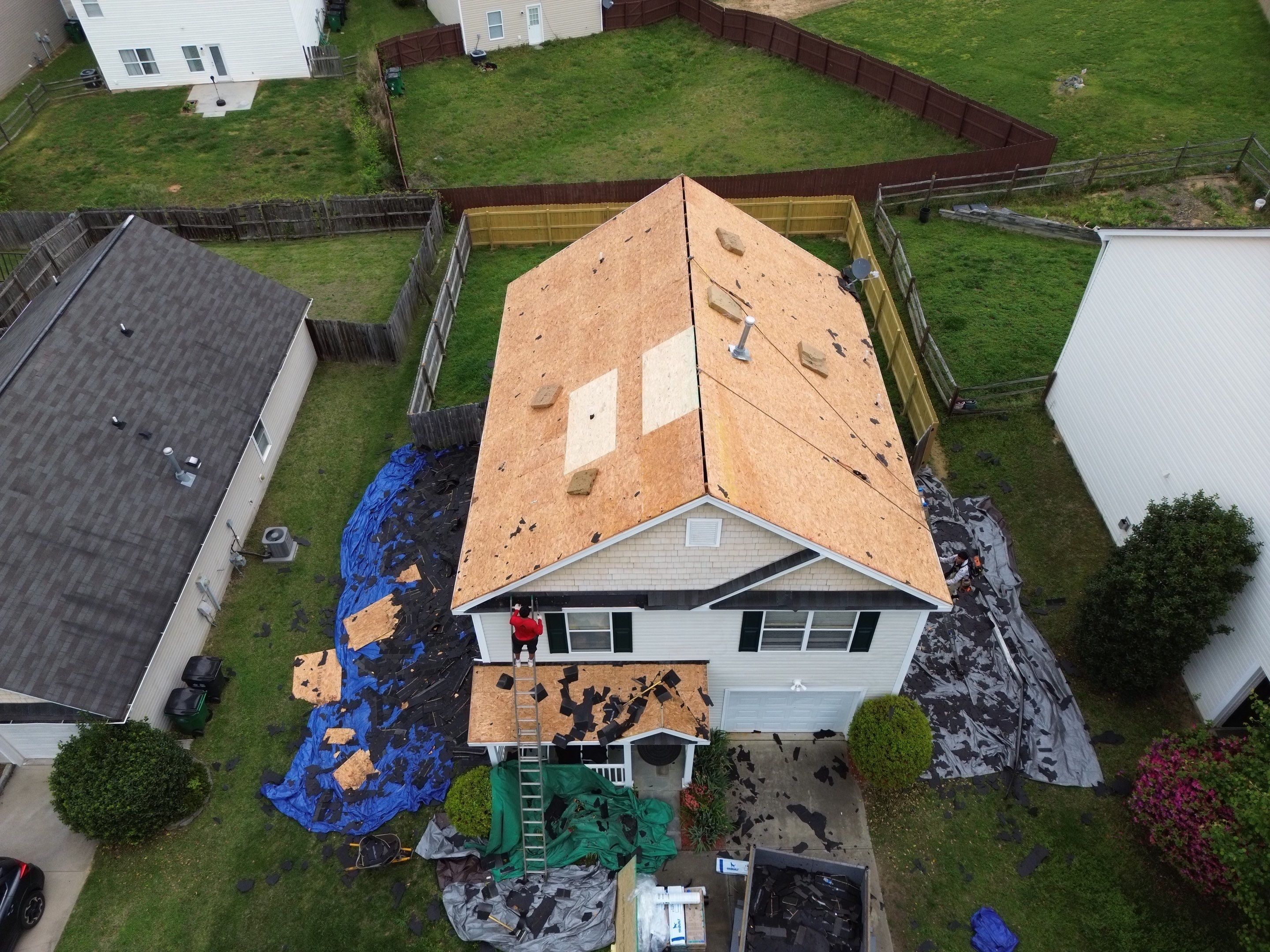 Roof replacement by hail and wind damage by Just Brilliant Restoration JBR