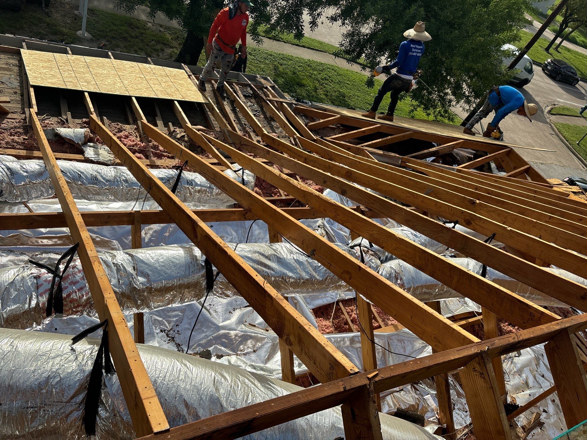 Residential Roofing Installation using Owen's Corning Duration (Lifetime) Shingles by Roof Repair Company