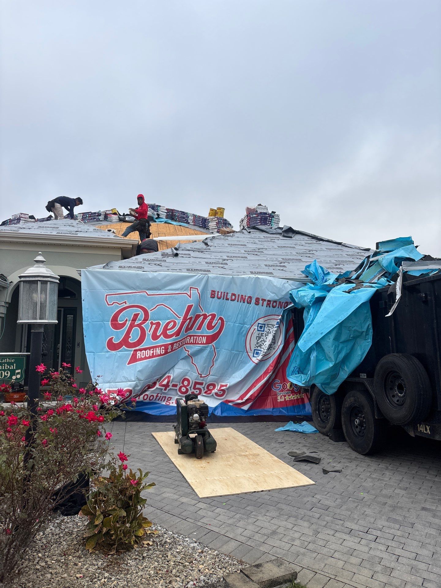 Reroof in The Villages, Florida by Brehm Roofing