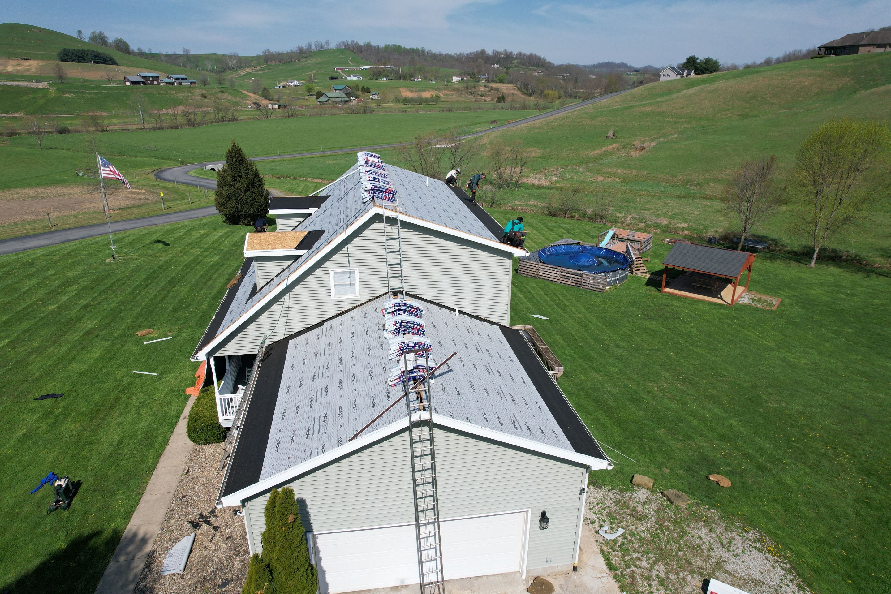 Residential Roofing Installation using GAF Timberline HDZ Cedar Falls by Rainstoppers Roofing