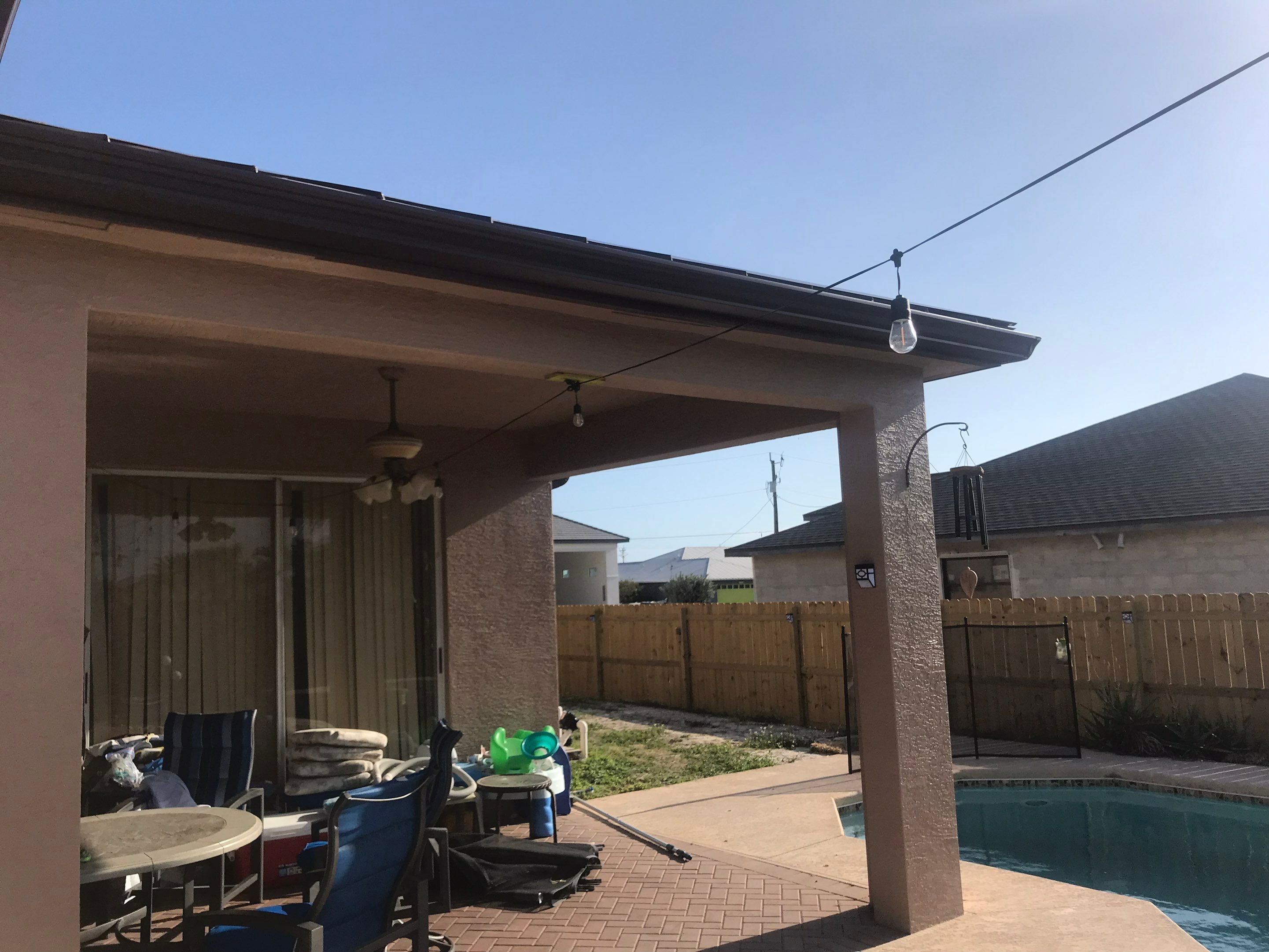 Brown Seamless Gutters using Royal Brown in Cape Coral by Gutter Professors