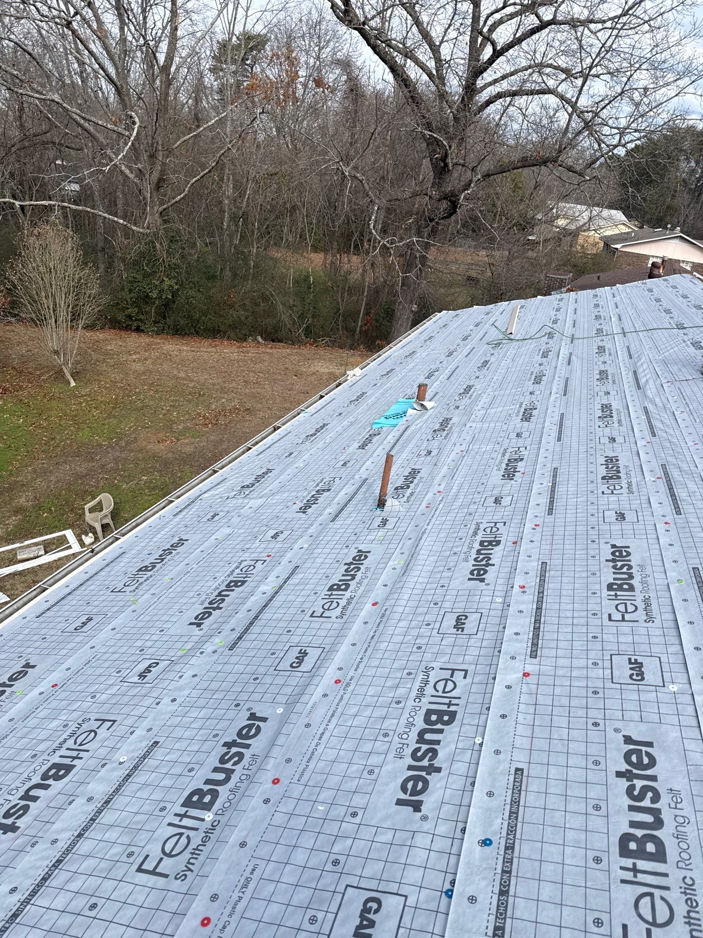 Roof Replacement (Barkwood) and Tree Removal in Birmingham  by The Roofing Dudes