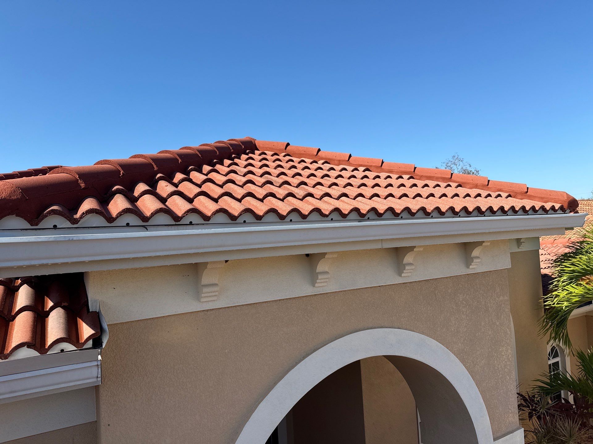 Tile Roof Cleaning & Oil Stain Removal | Tara River Place, Bradenton FL by Sunshine AquaWash