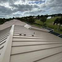 24ga 1.5" Mechanical Seam Sierra Tan by Total Roofing System The Metal Roof Experts