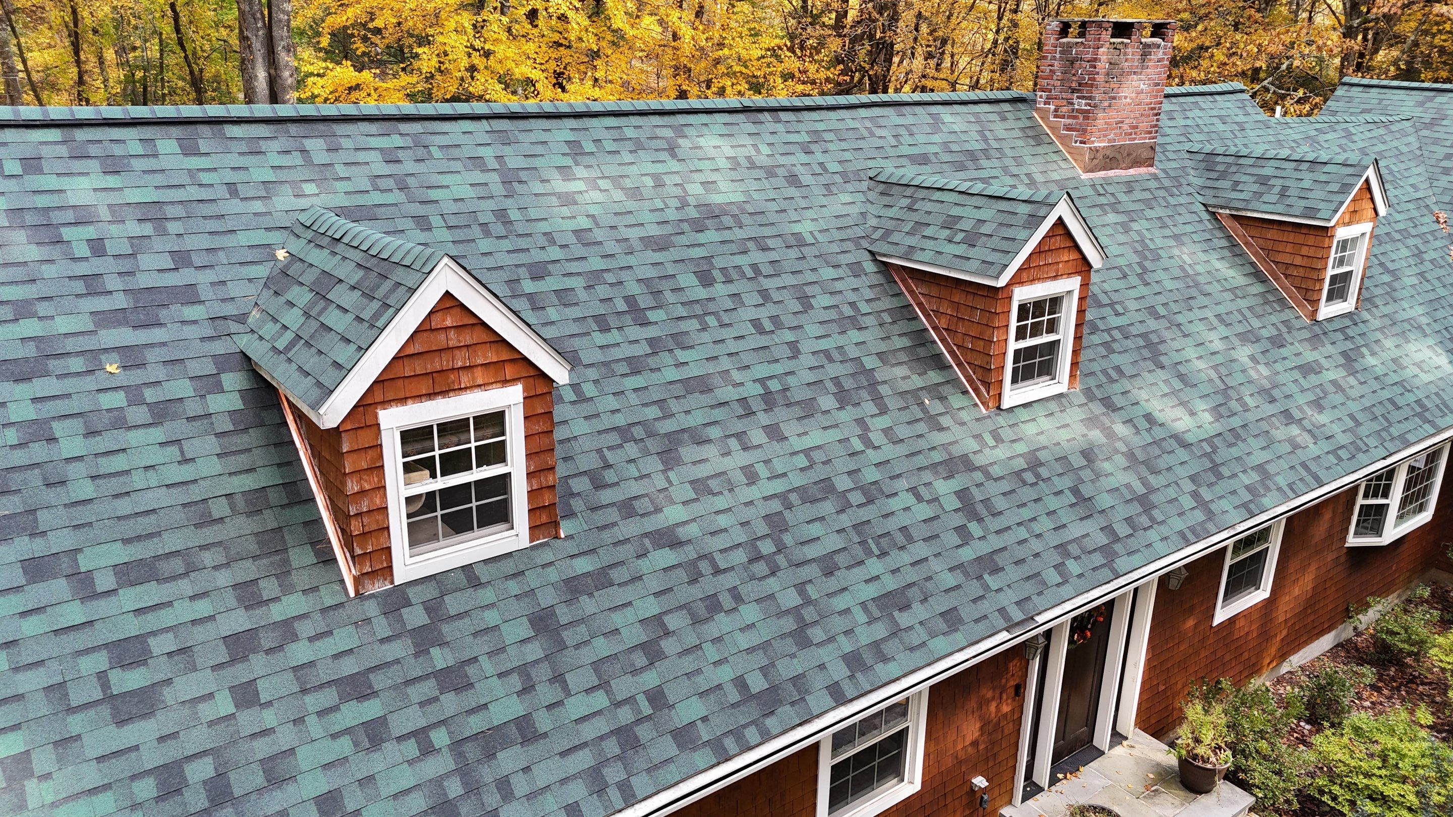 Owens Corning Duration : Chateau Green with Copper Accents in Avon, CT by Golden Shield Roofing