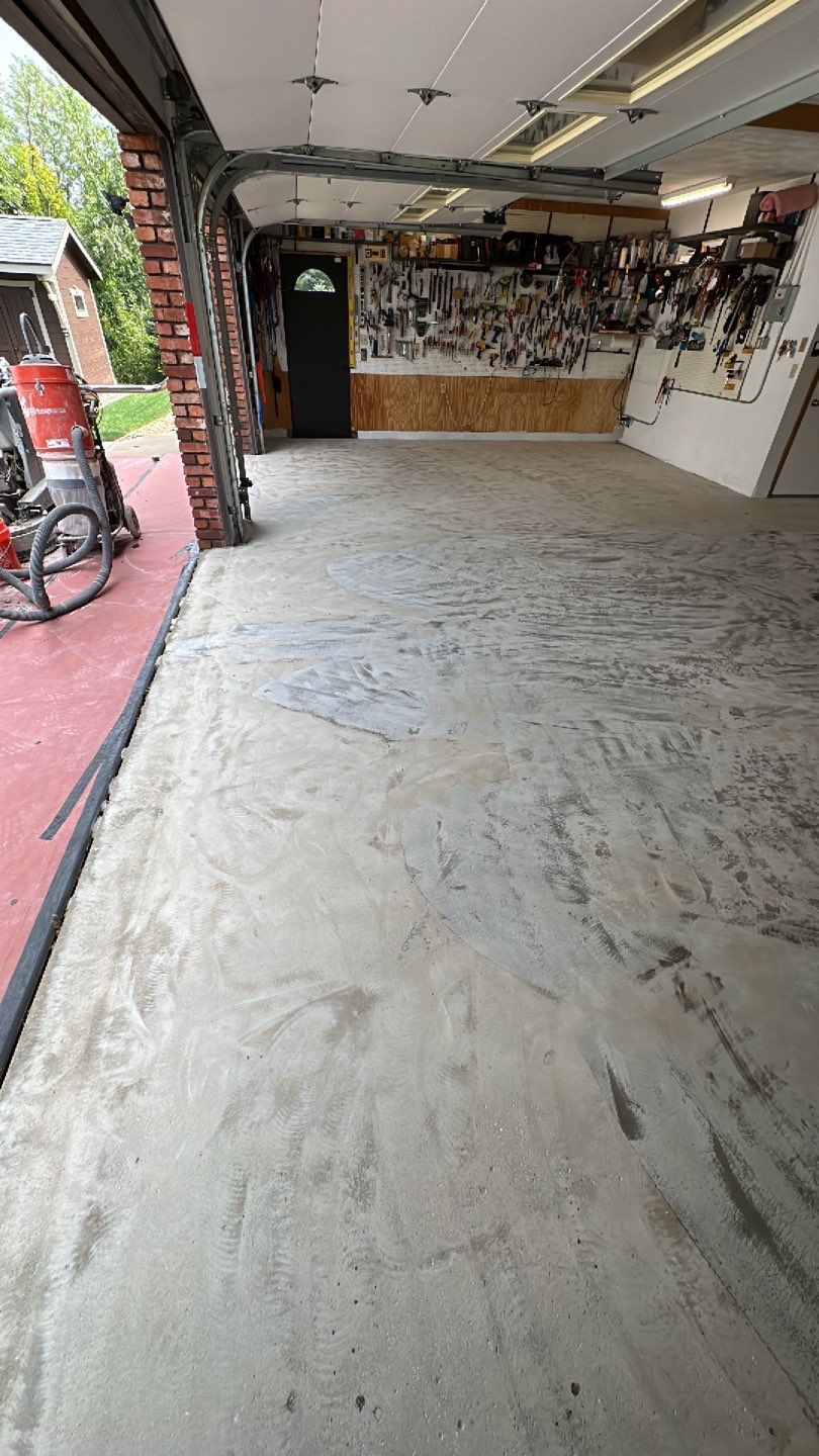 Garage + Porch Project in Pittsburgh by Floors in a Day, Inc