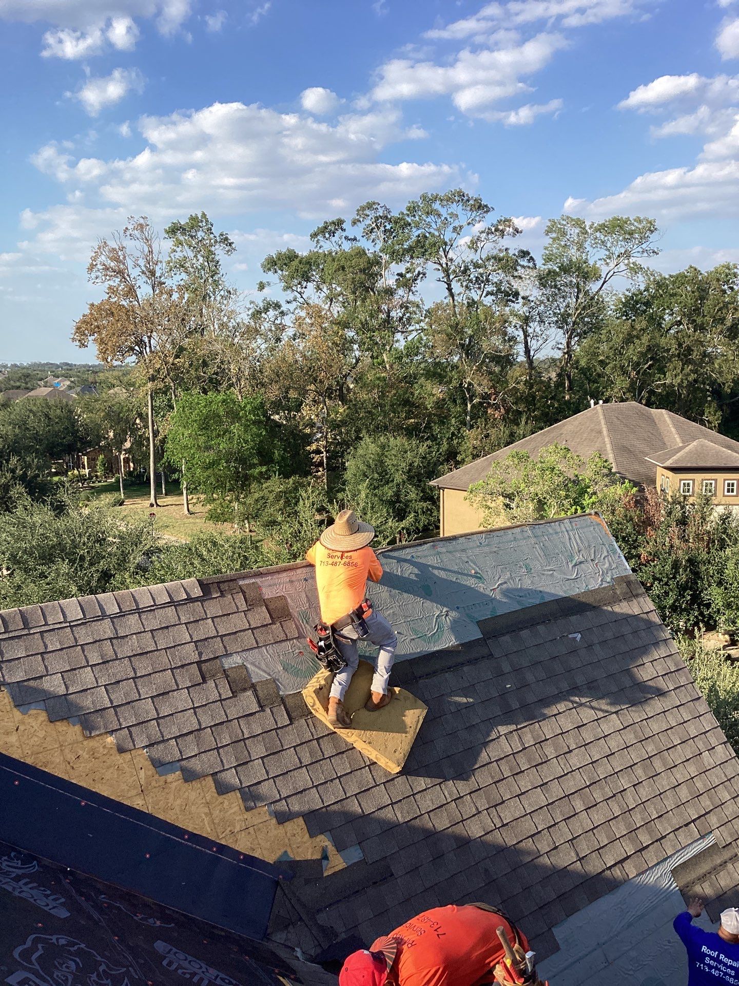 Residential Roofing Repair using Owen's Corning Duration (Lifetime) Shingles by Roof Repair Company