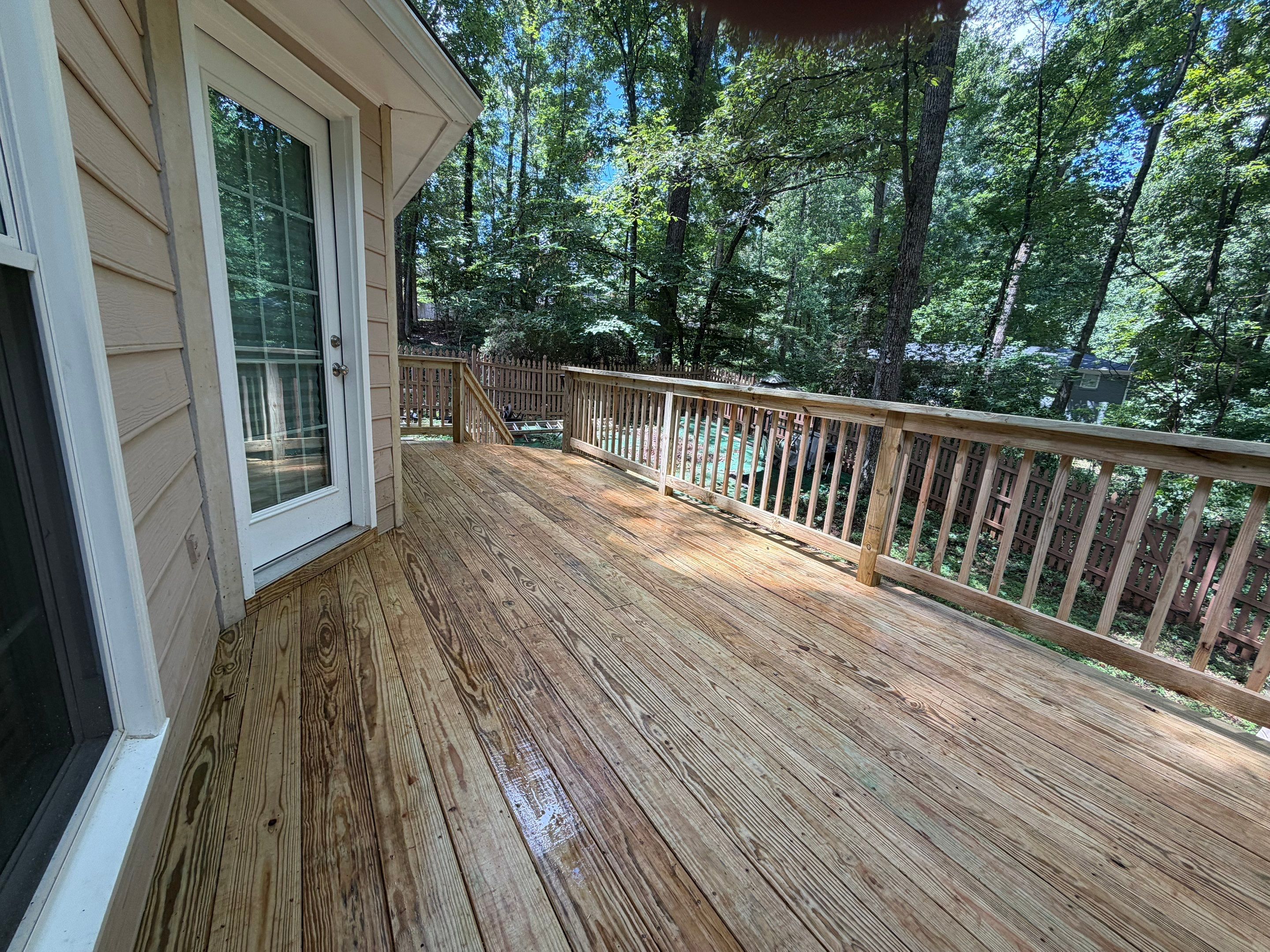 Marietta Deck Replacement with Pressure-Treated Wood and New Stairs by Swift Home Renovations