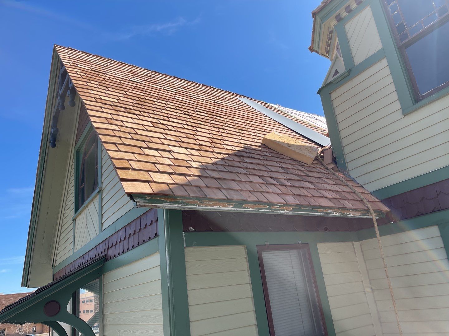 Rapid City Historic Building Receives New Cedar Shingles by Weather-Tite Exteriors LLC