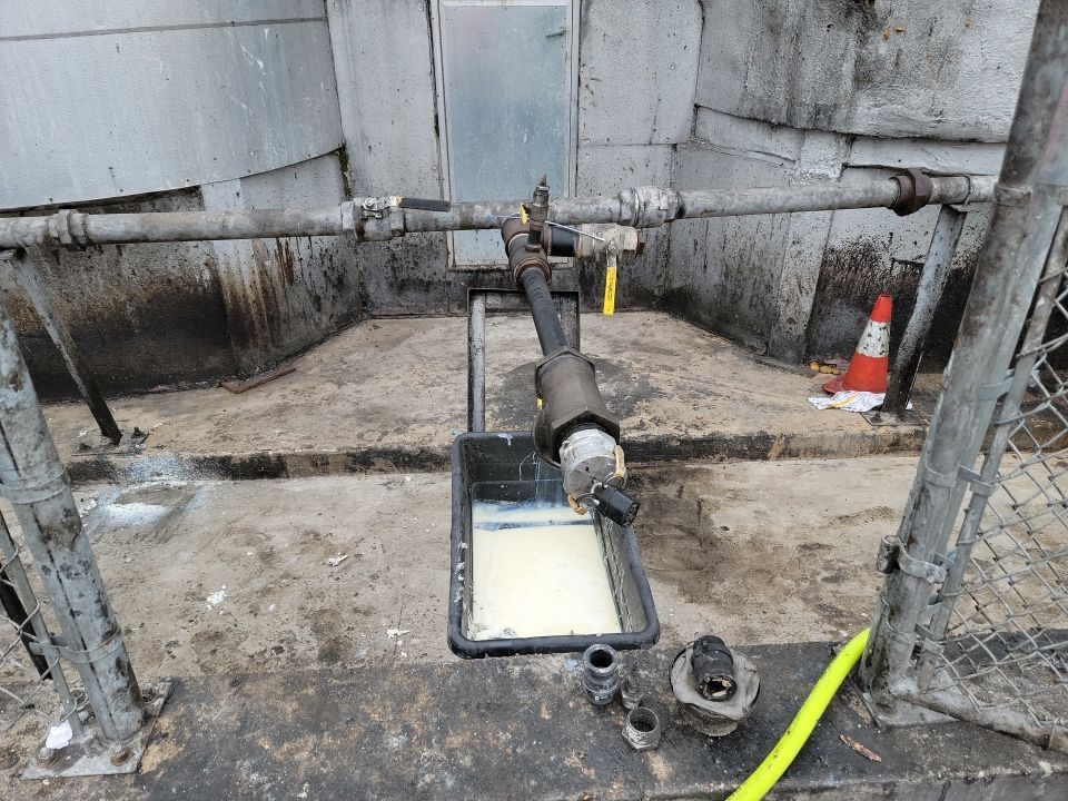commercial pressure washing using Hot water by Northern Power Washing LLC.