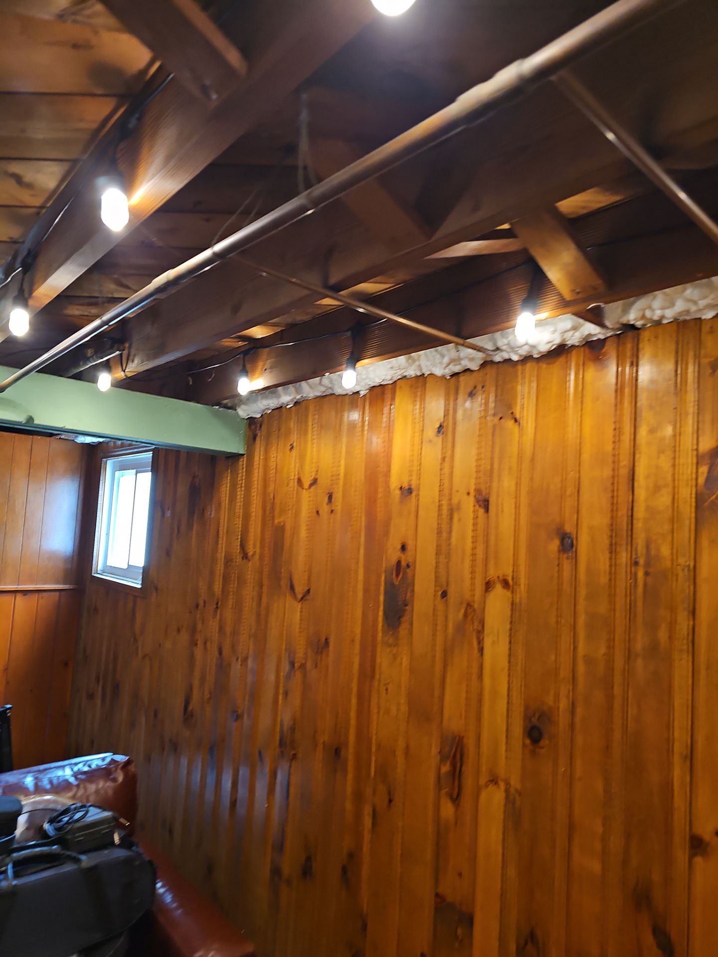 Attic Insulation using open cell spray foam by NYS Foam & Energy
