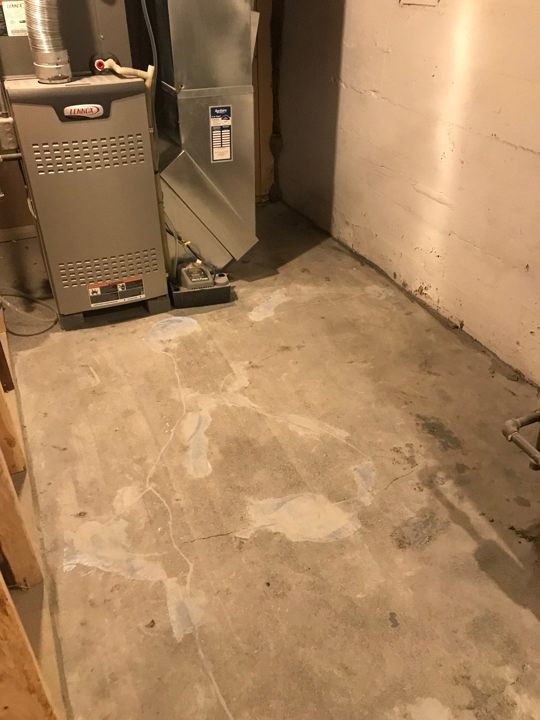 Basement using Slate Stone by Select Painting, Coatings & Garage Cabinets