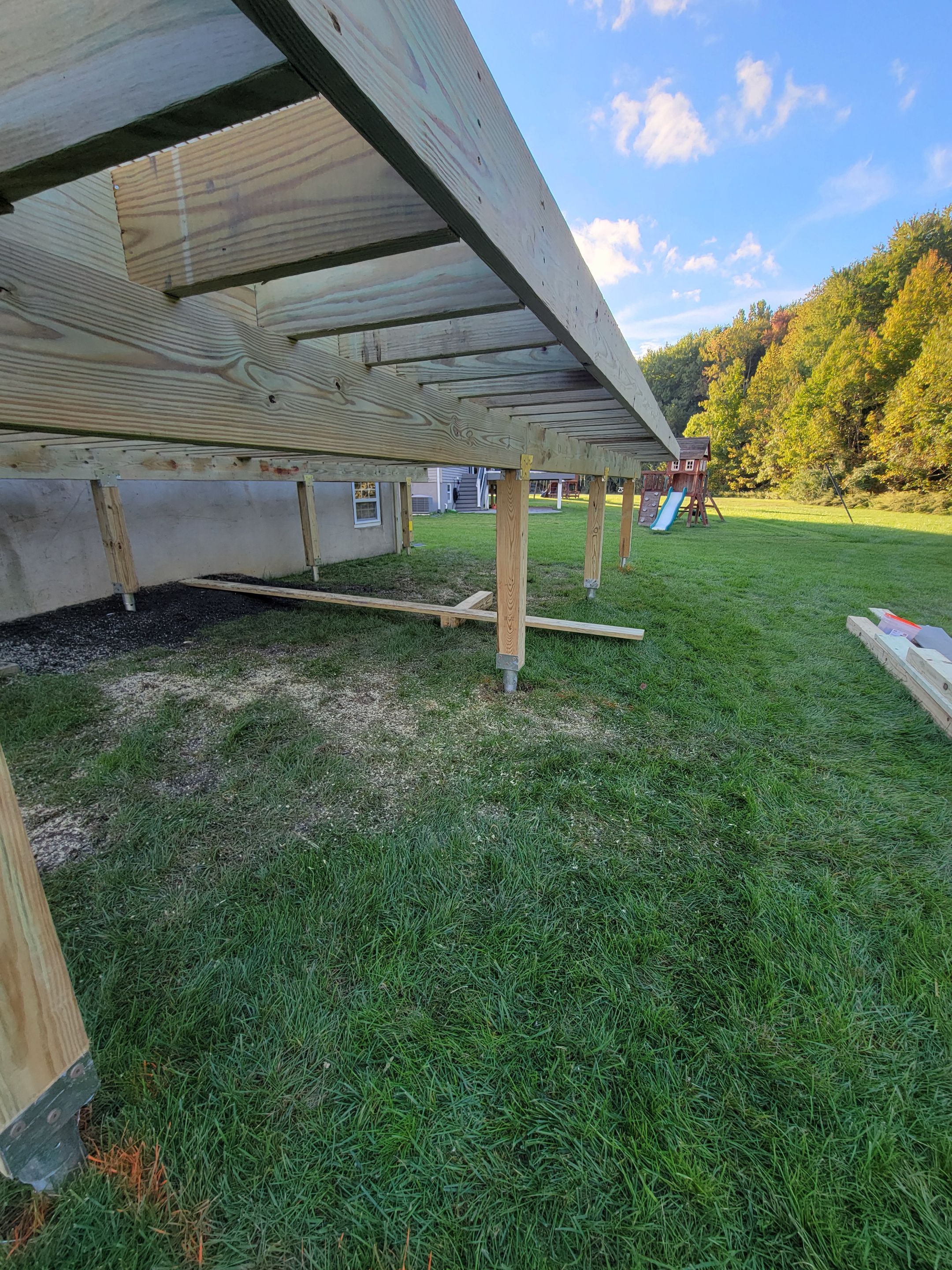 New Deck using Deckorators Venture - Color Saltwater by deck guardian